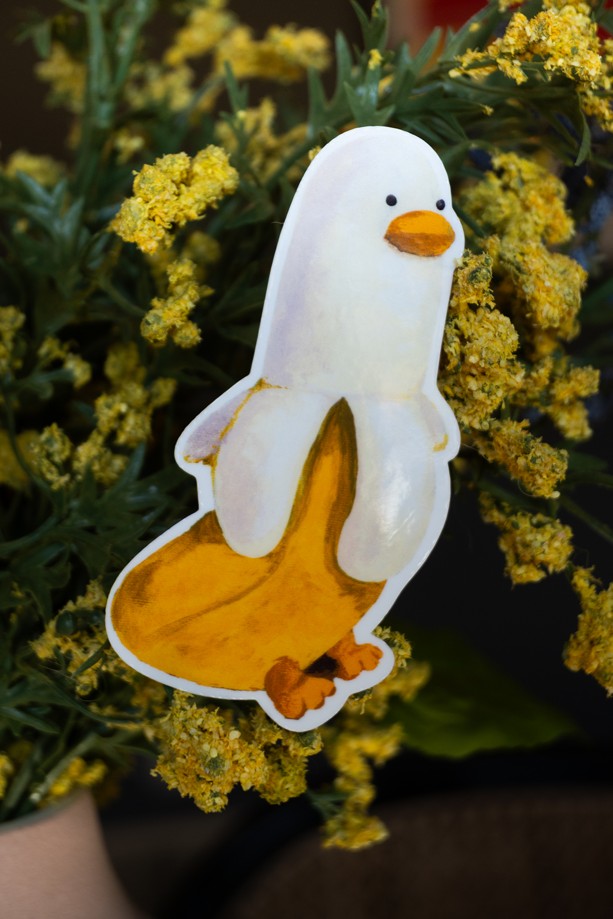 Banana Duck - Sticker