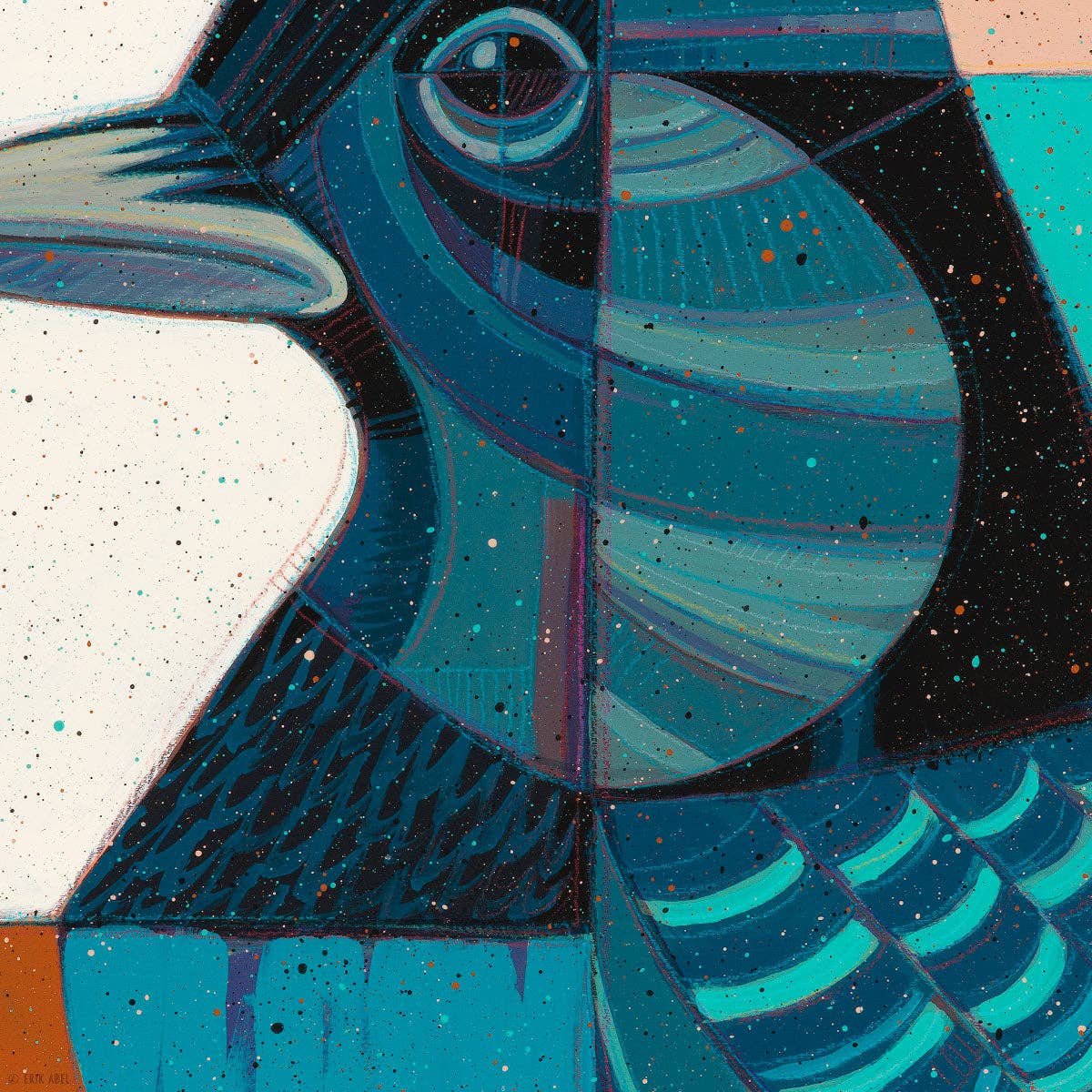 Steller's Jay - WHLSL Print: Unframed / 9x12 / Paper