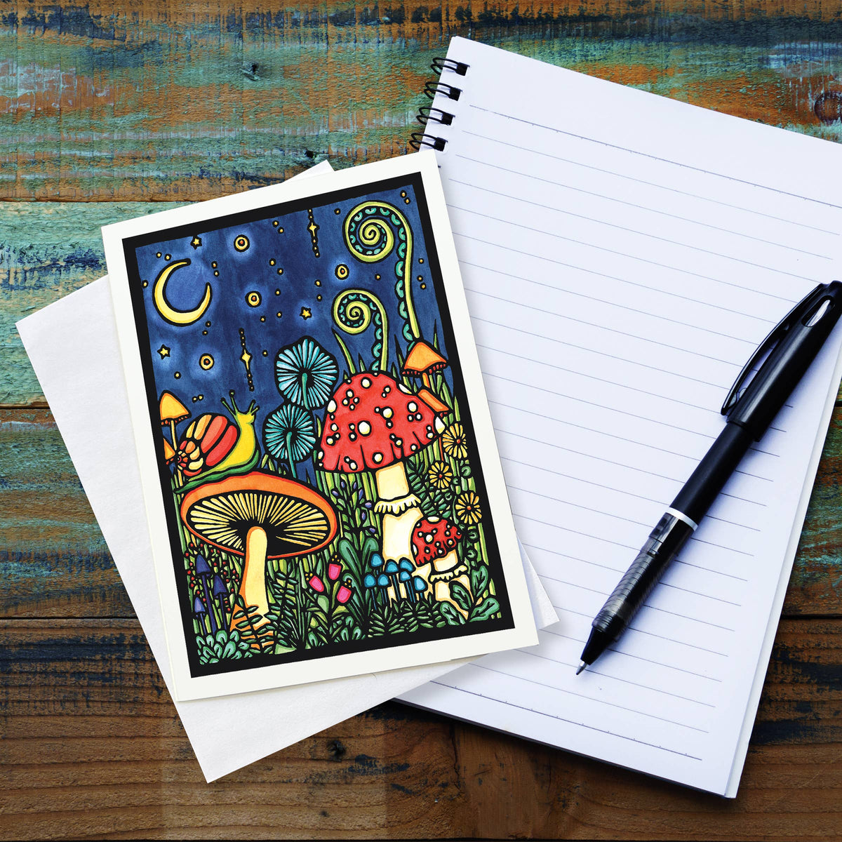Greeting Card Mushroom