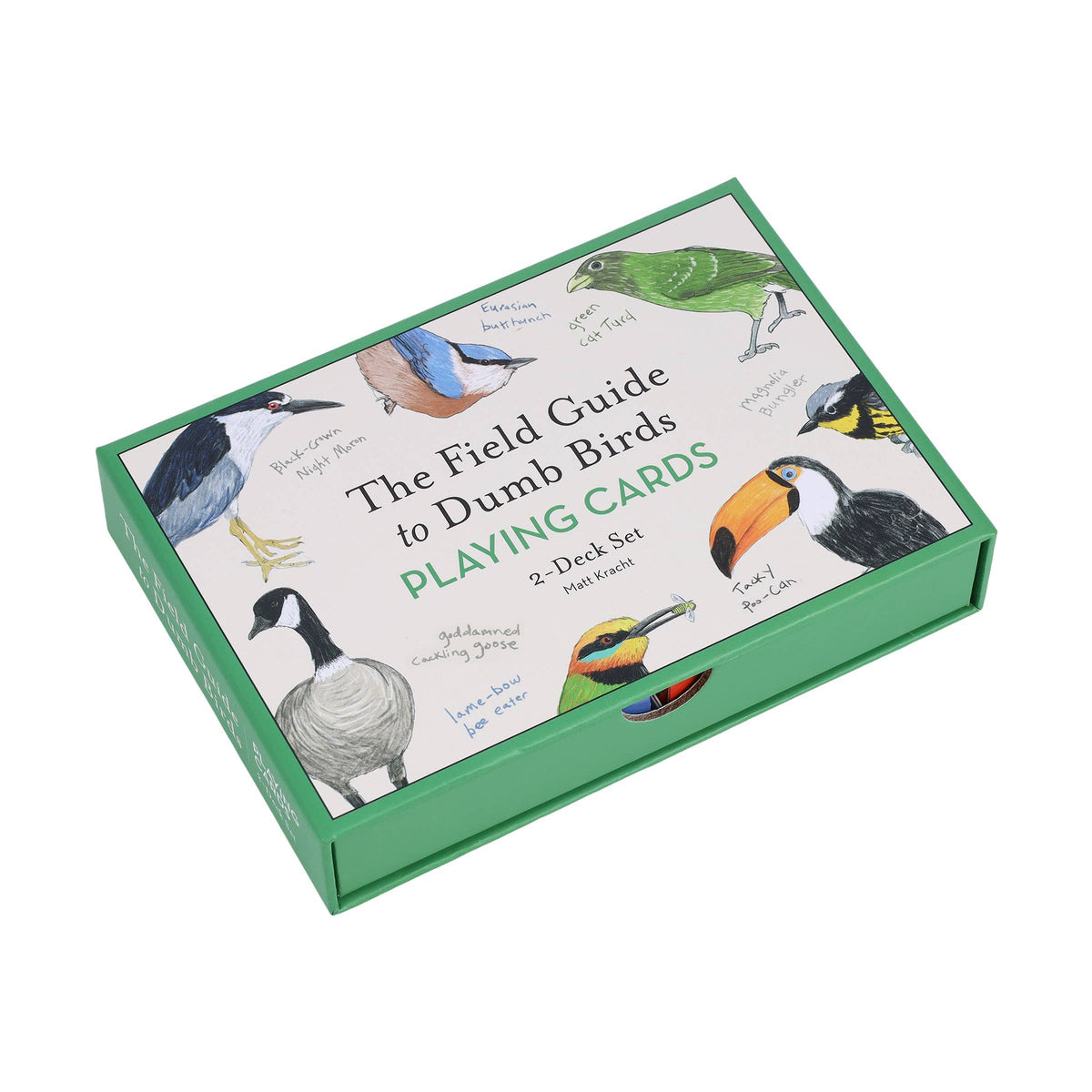 Field Guide to Dumb Birds Playing Cards
