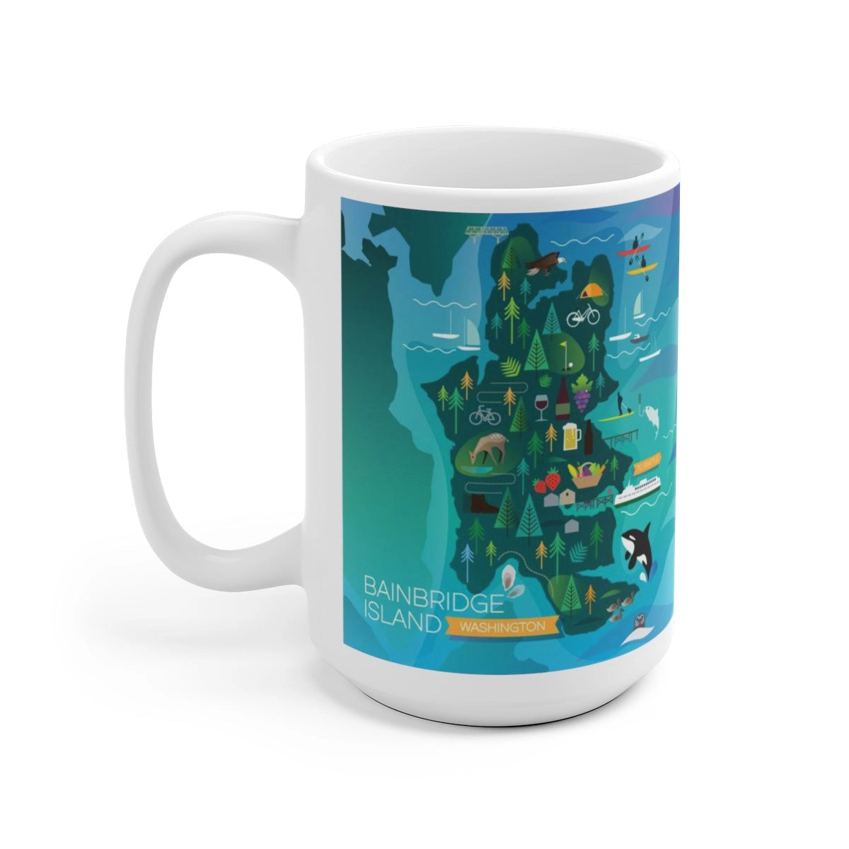 Bainbridge Island 11 oz Ceramic Mug