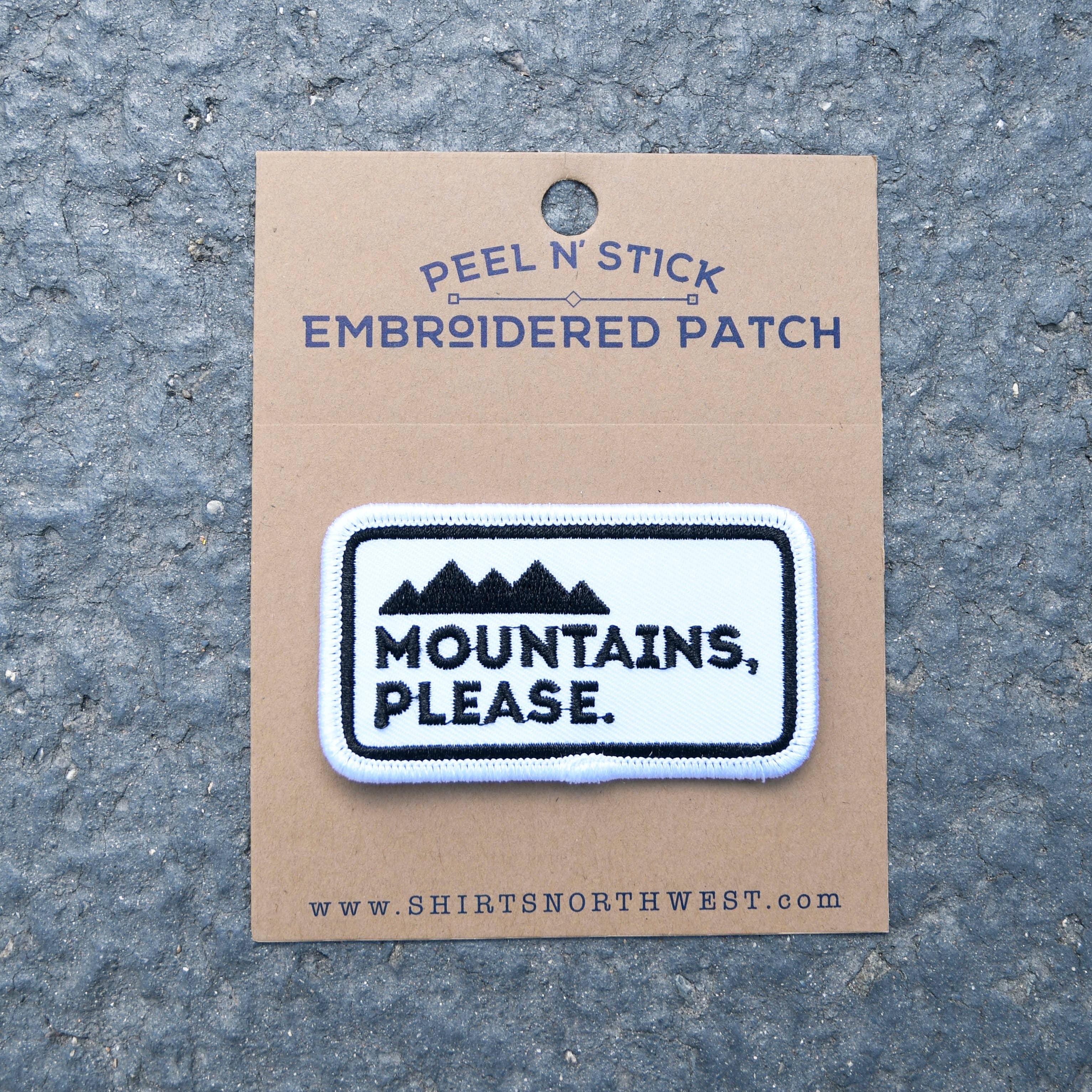 Peel 'N stick patches: WANDER