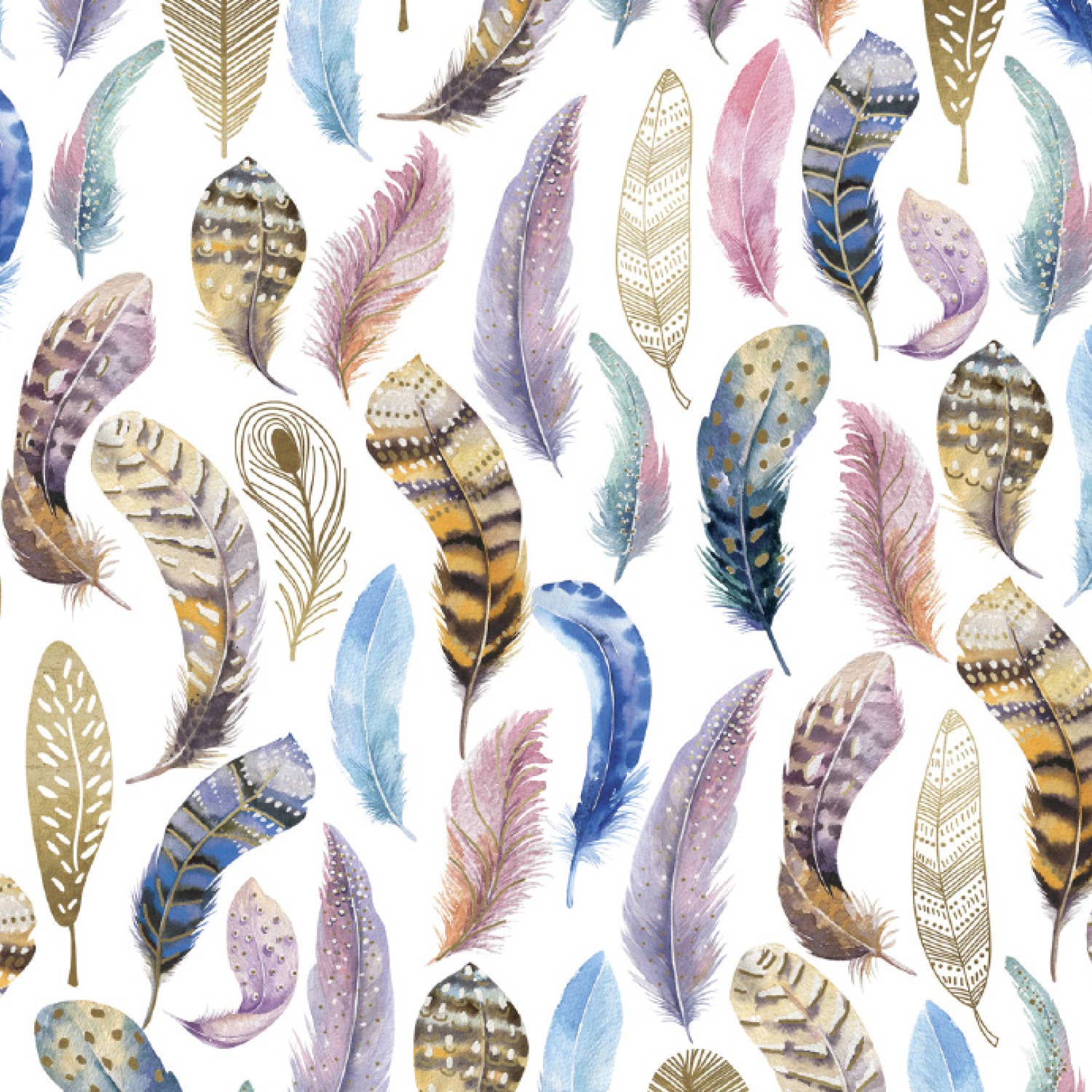 Featherly Tissue - Printed