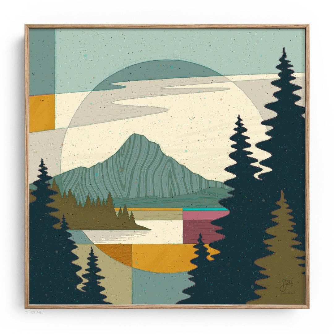 Pnwonderland: Hood - WHLSL Print: Unframed / 12x12 / Bamboo Paper