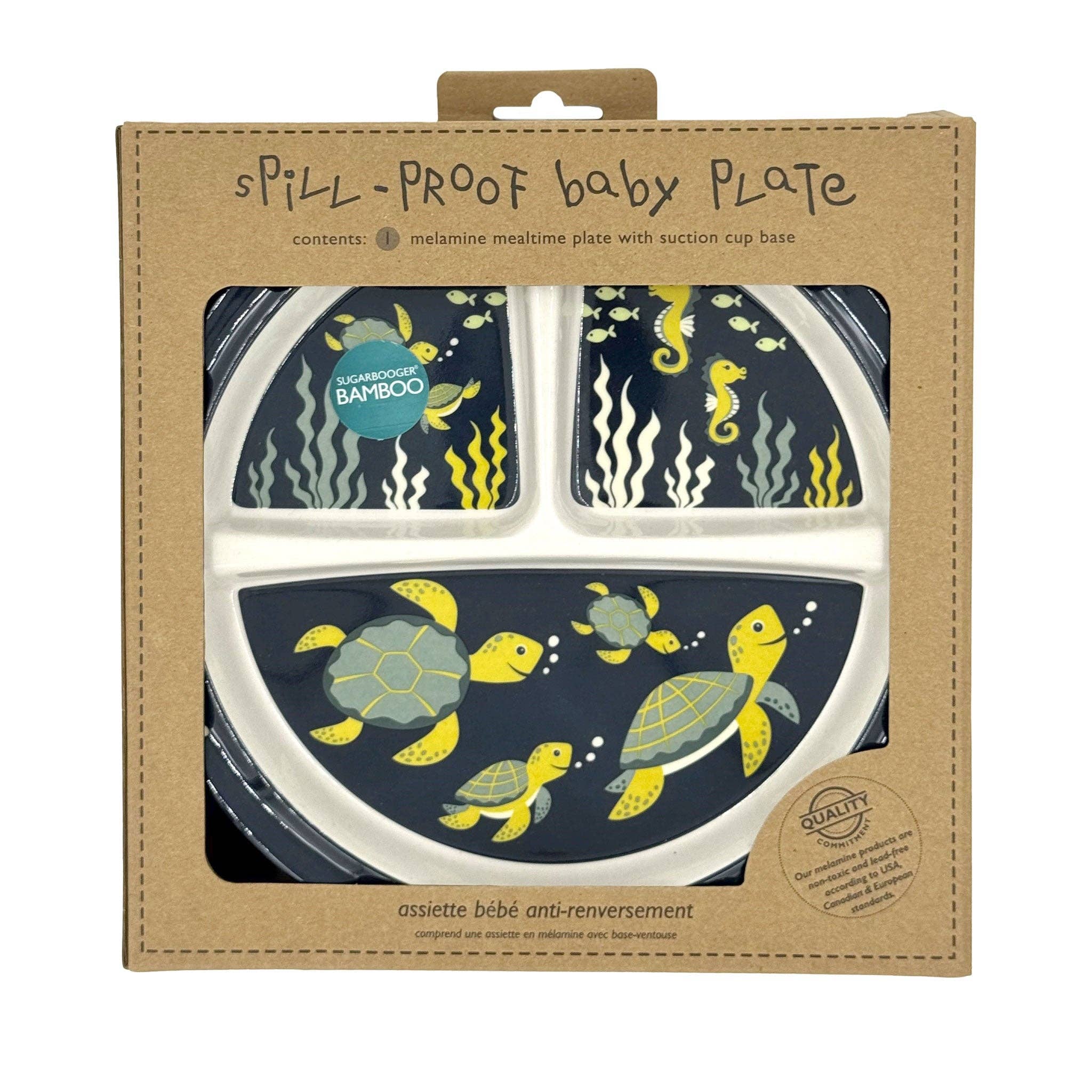 Divided Suction Plate | Sea Turtle