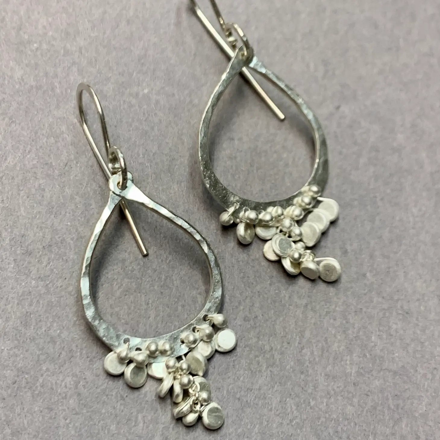 Small Tear Confetti Earrings