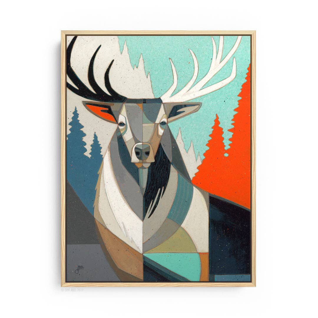 Wapiti - WHLSL Print: Unframed / 9x12 / Bamboo Paper