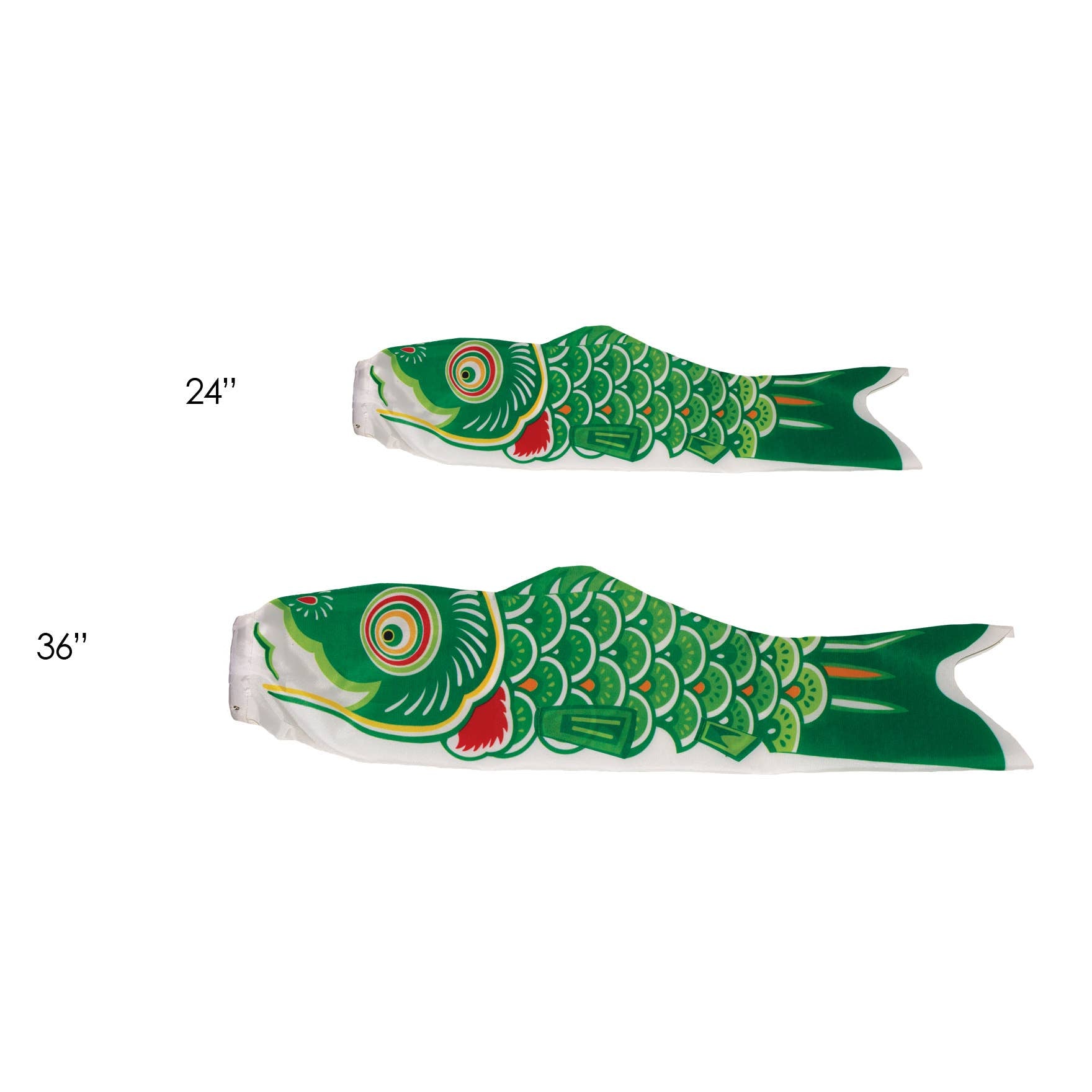 Green Koi Windsock