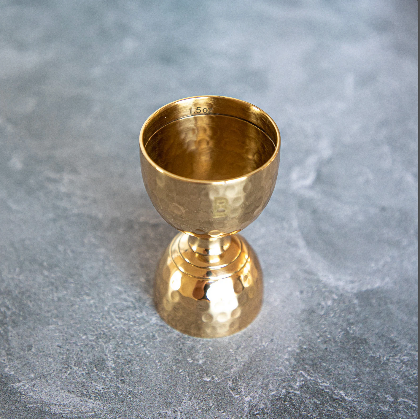 Hammered Bell Jiggers: 100% Copper