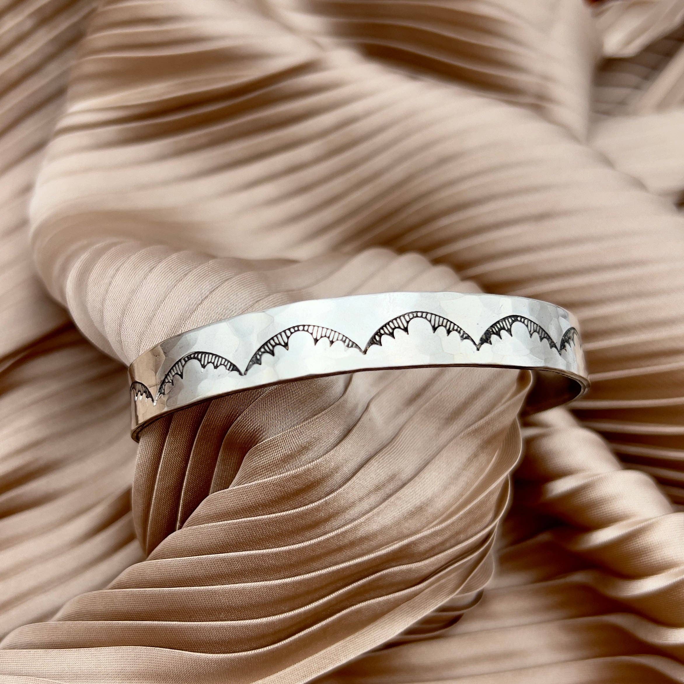 Handmade Together Cuff: Gold Finish