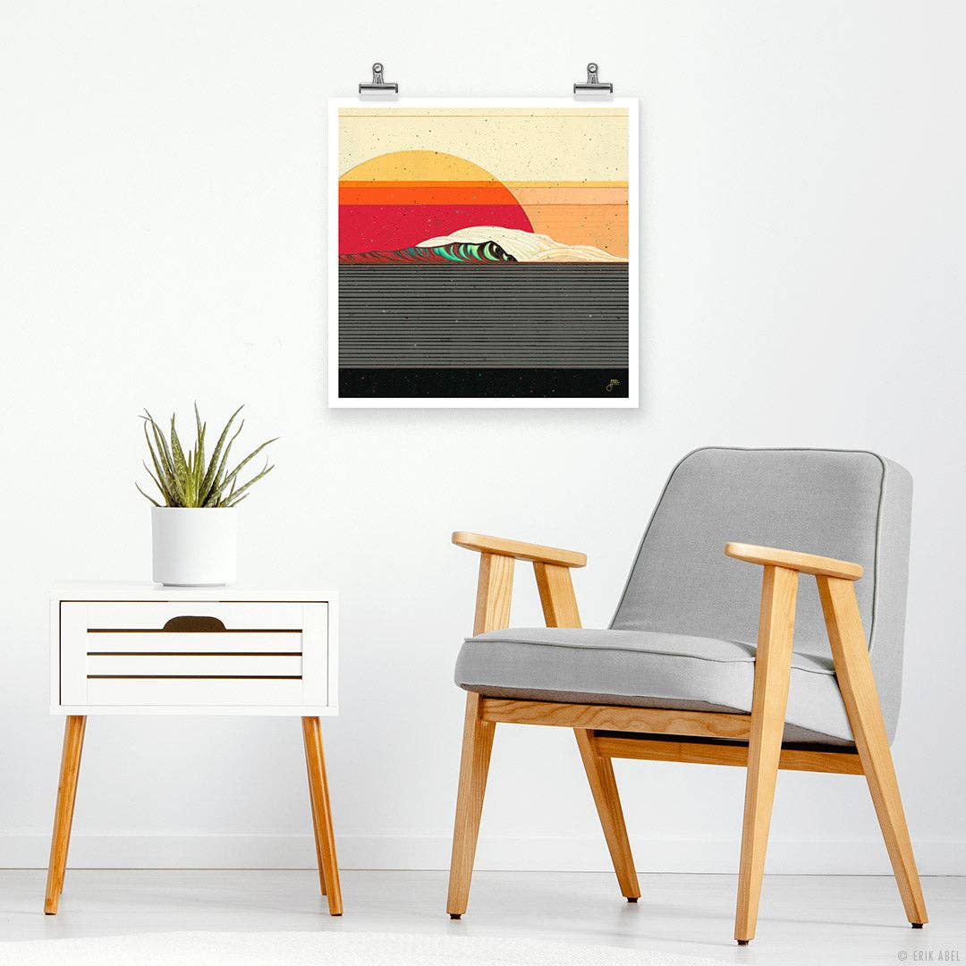 Horizon 4 - WHLSL Print: Unframed / 12x12 / Bamboo Paper