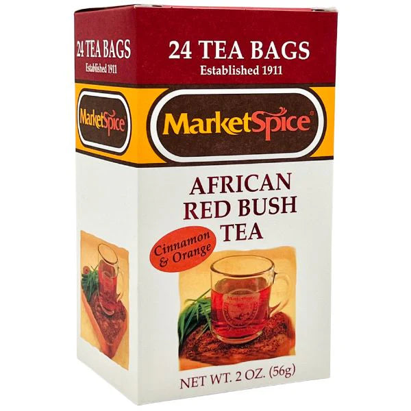 African Red Bush Tea - Cinnamon Orange - 24 Tea Bags