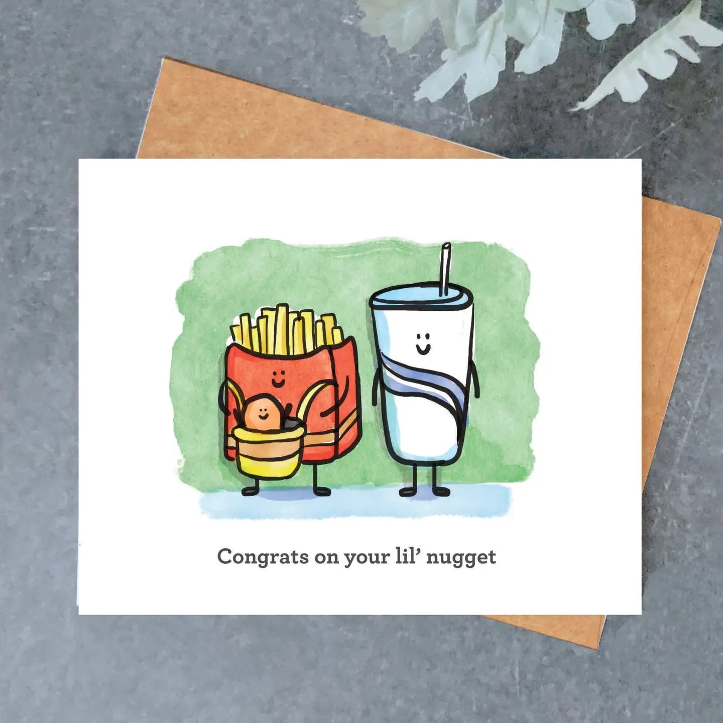 Little Nugget Baby Card