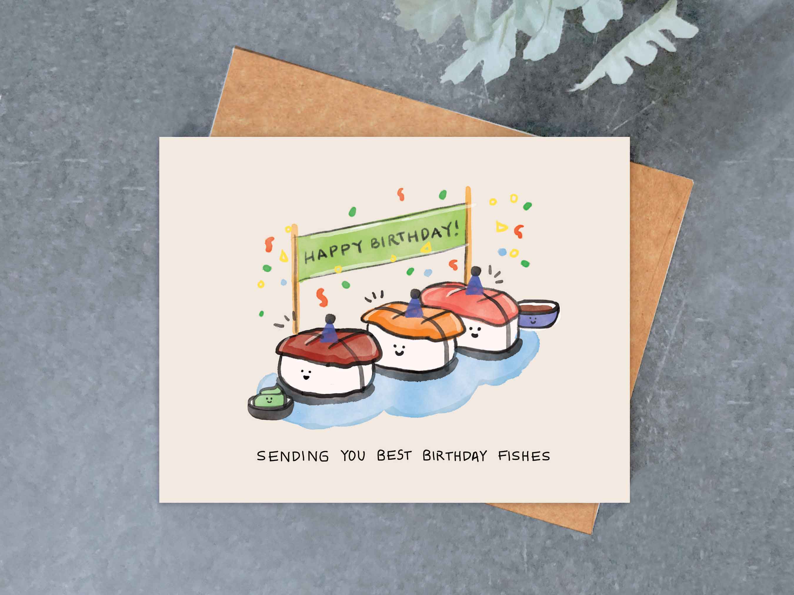 Best Birthday Fishes Card