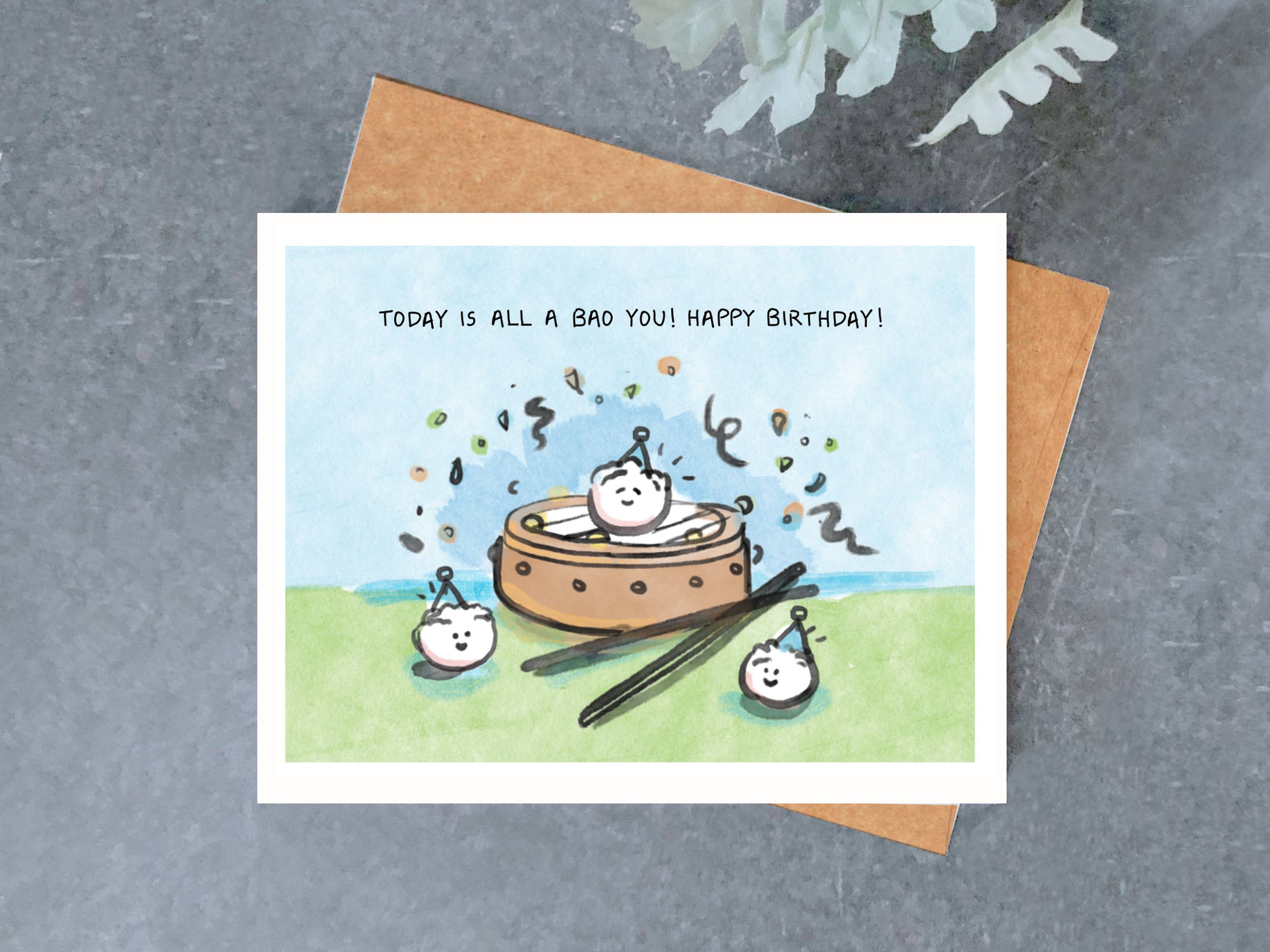 Bao Birthday Card