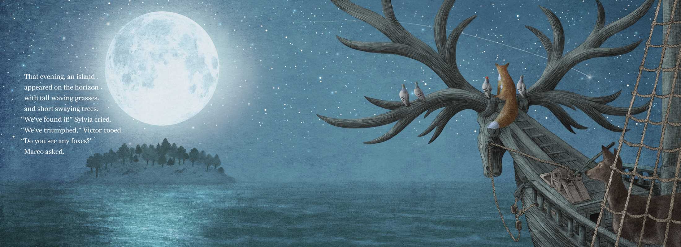 Antlered Ship by Dashka Slater: Hardcover; 48 pages / English