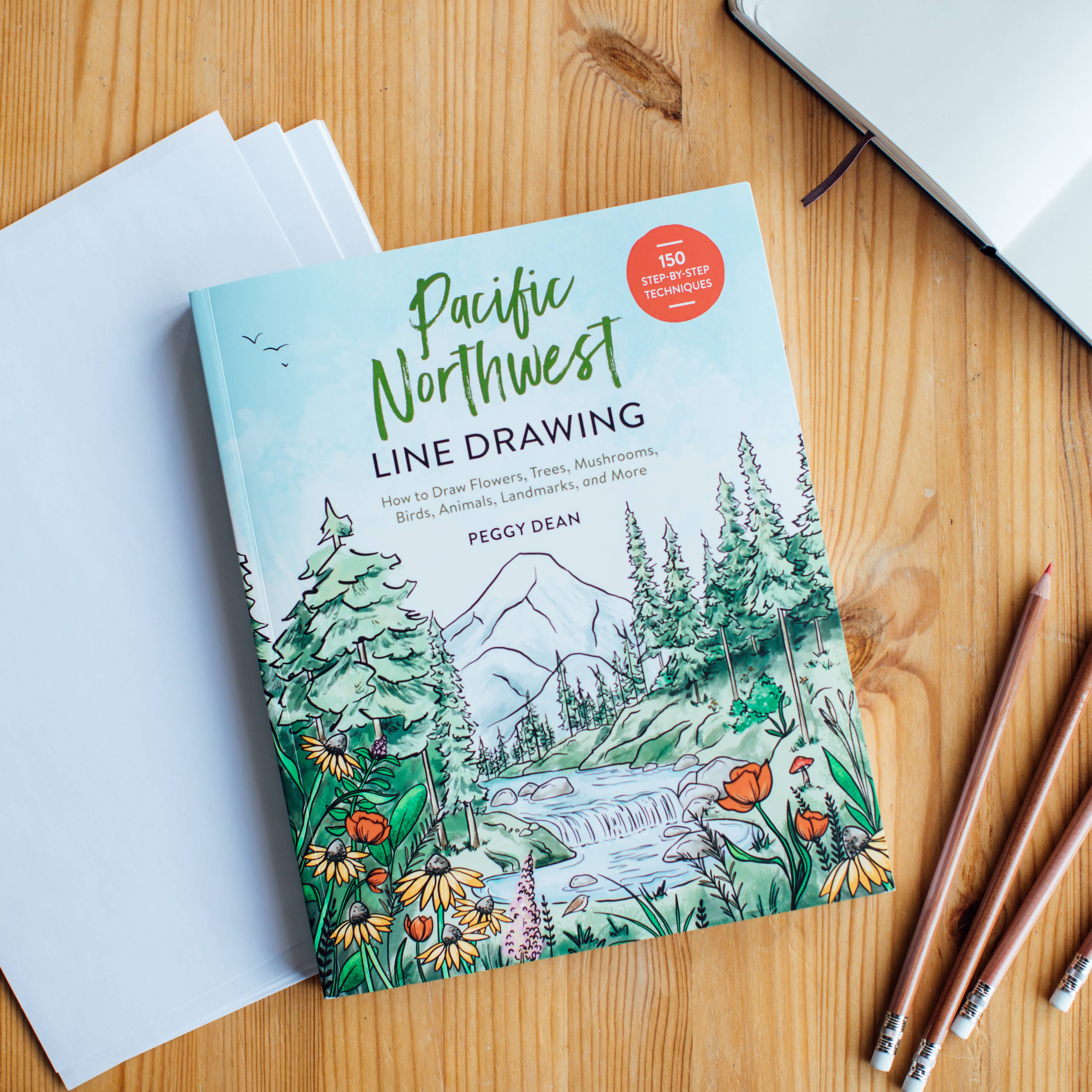 Pacific Northwest How to Draw Book (Trees, Flowers and More)