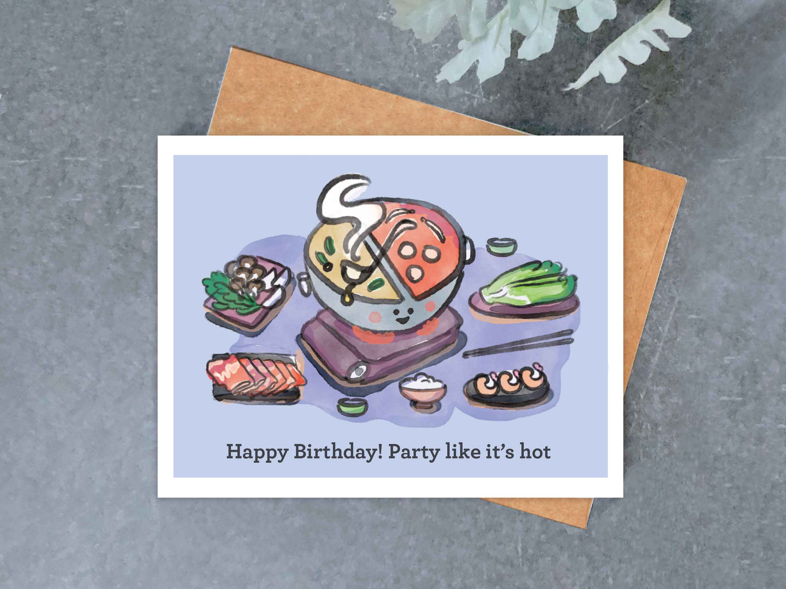 Party Hot Pot Card