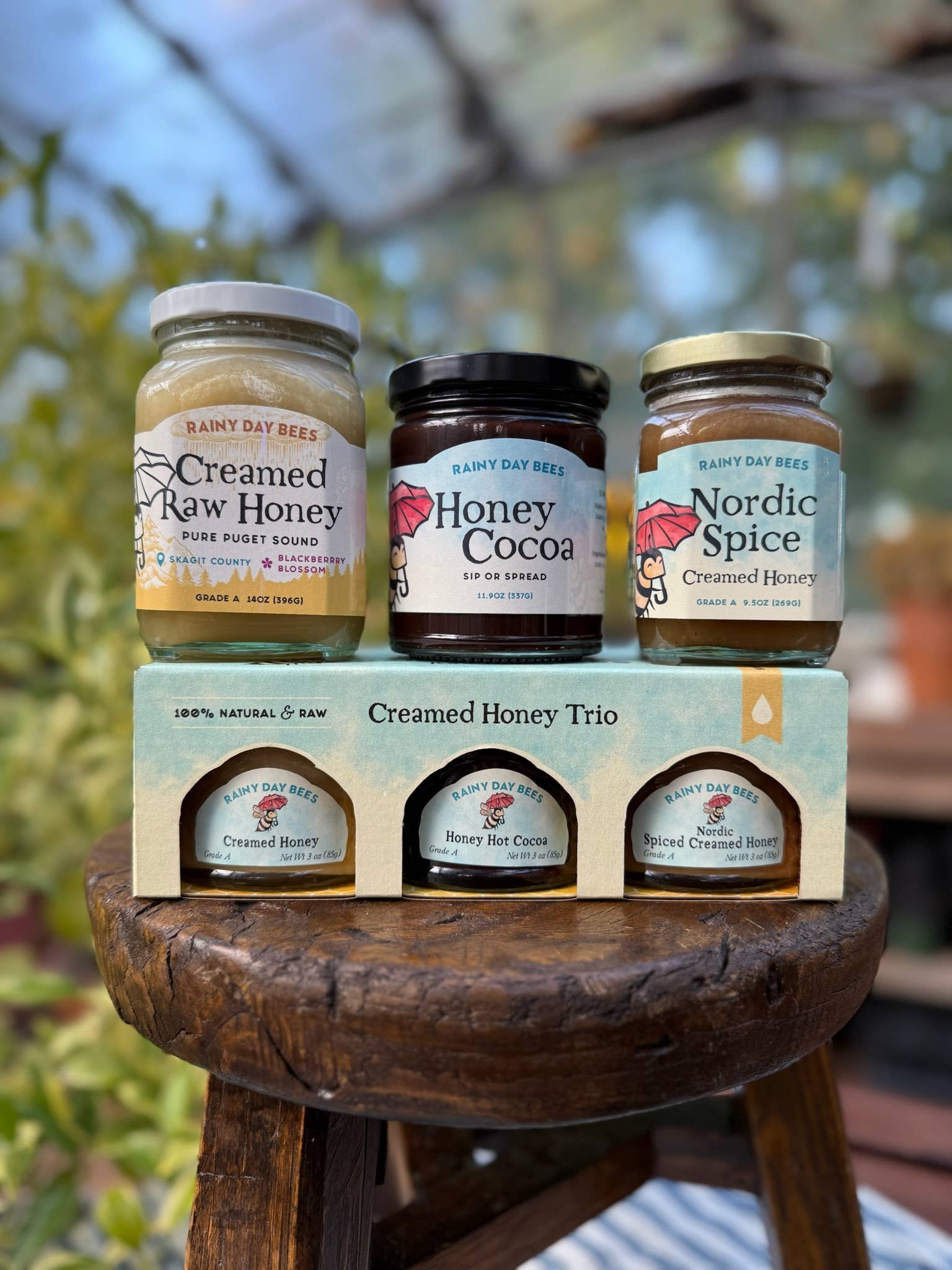 Nordic Spice Creamed Honey: 9.5 oz Jar