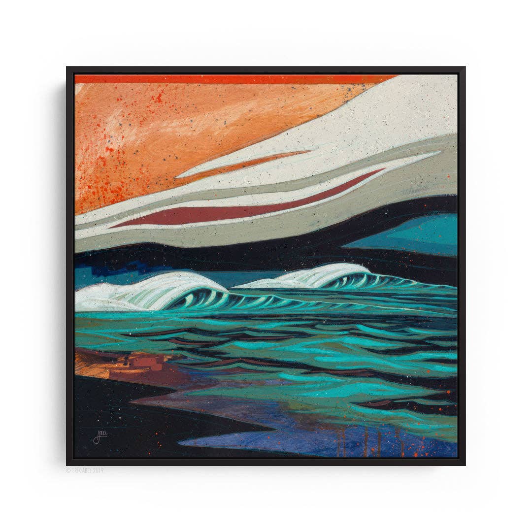 Dark Seas - WHLSL Print: Unframed / 12x12 / Bamboo Paper