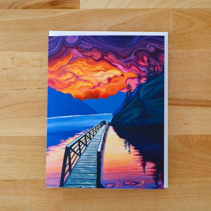 Devil's Punchbowl Greeting Card