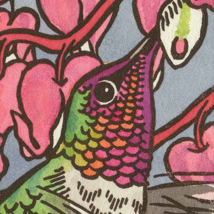 Anna's Hummingbird Card: Individual