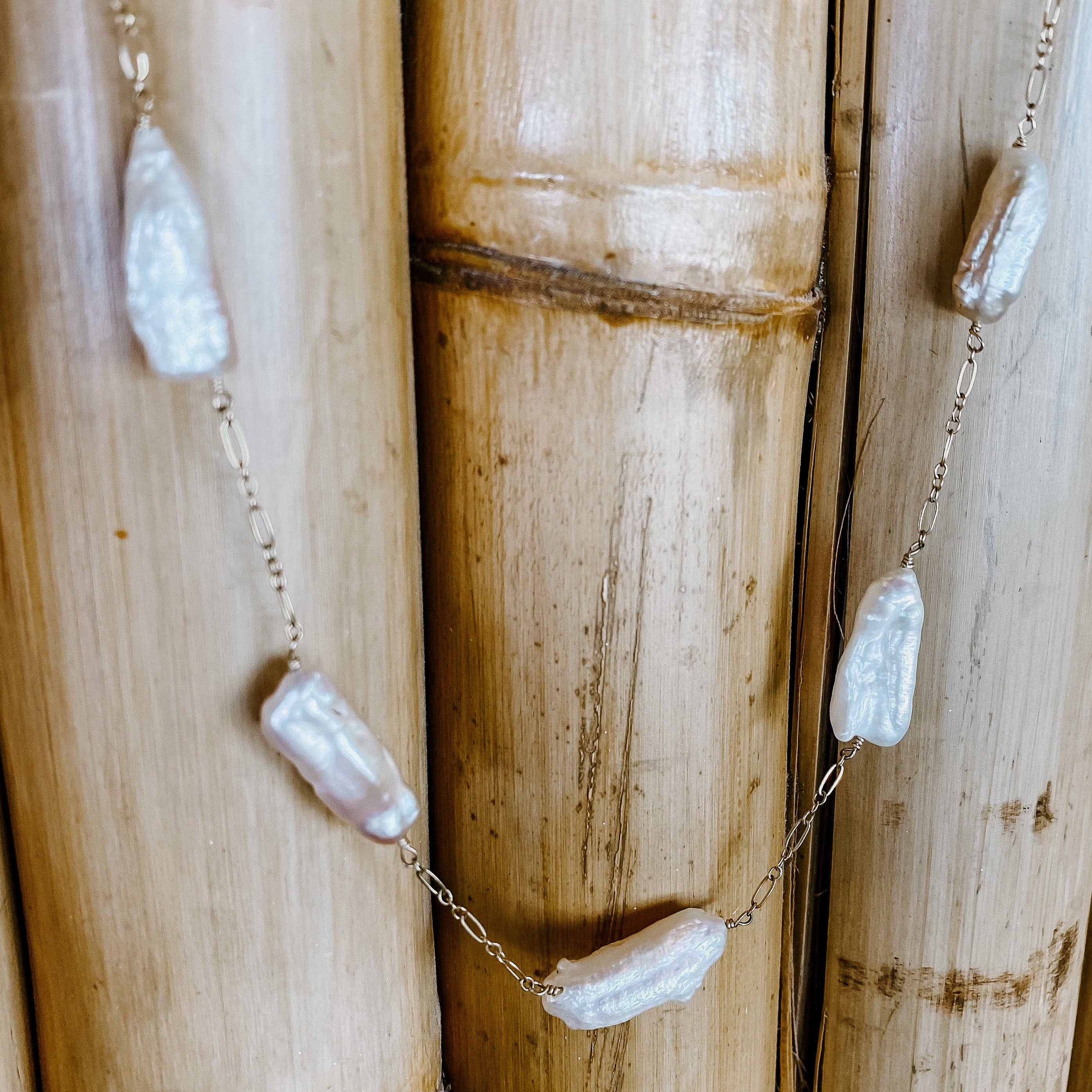 Five Island Necklace: 16" / 14k Gold Fill