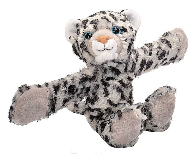 Huggers Snow Leopard Stuffed Animal 8"