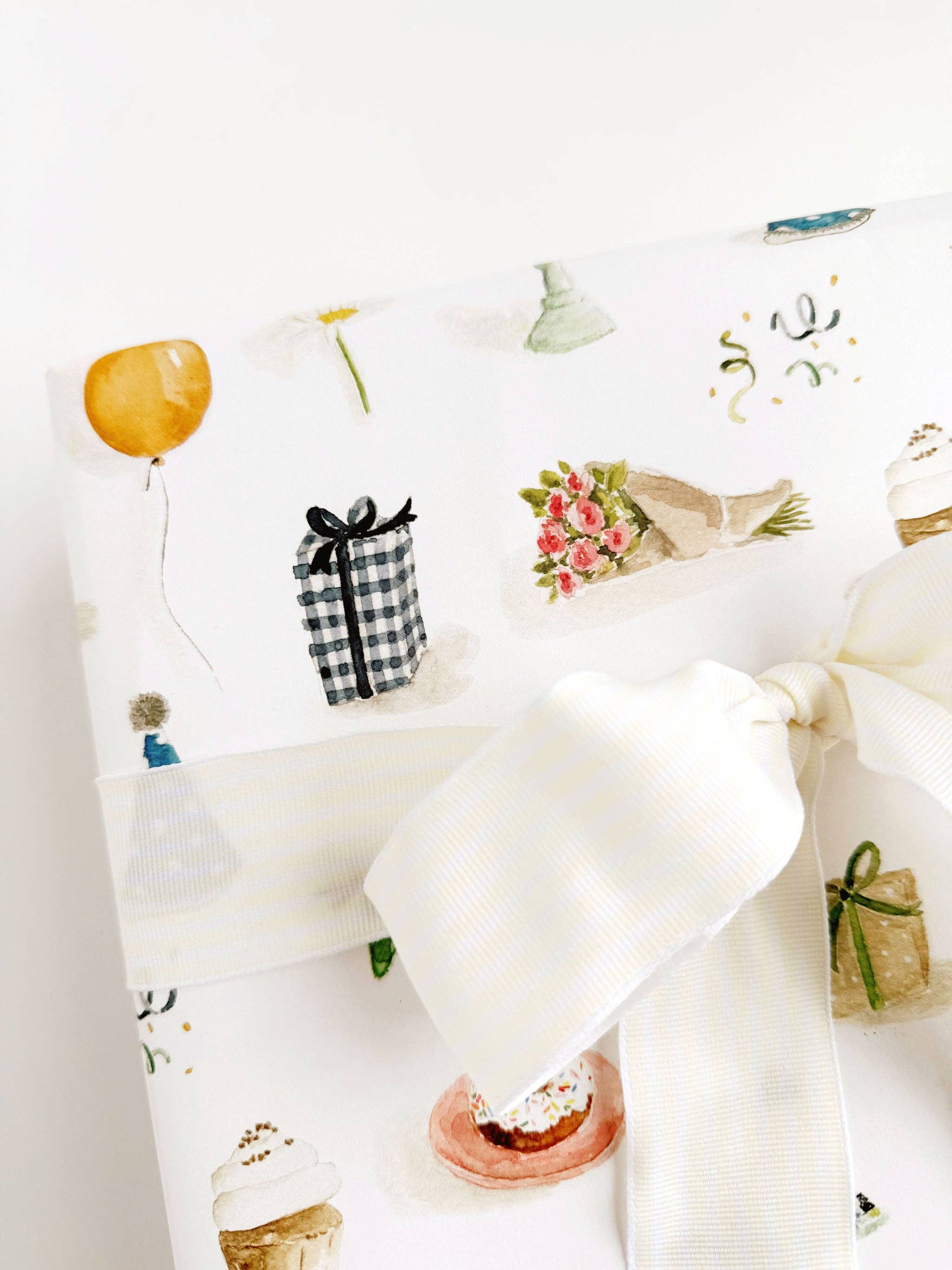 Celebrate gift wrapping paper