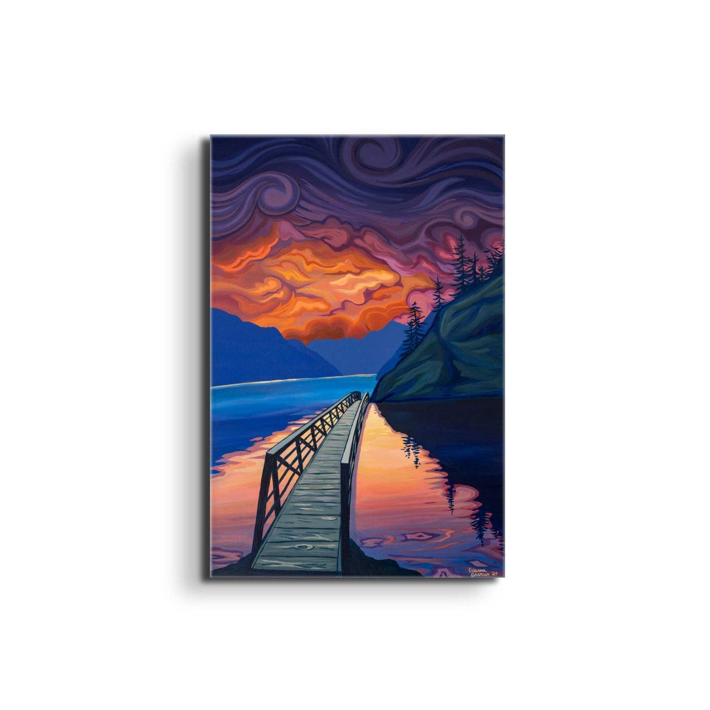 "Devil's Punchbowl" Print: 8x12" / Bamboo Paper