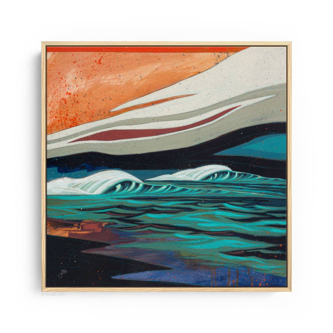 Dark Seas - WHLSL Print: Unframed / 12x12 / Bamboo Paper