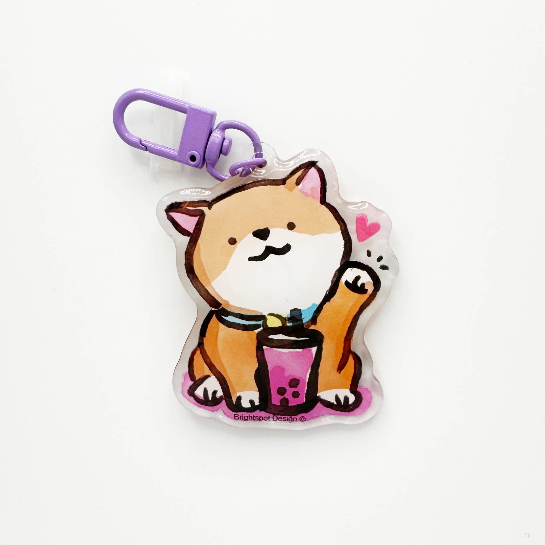 Dog Boba Keychain