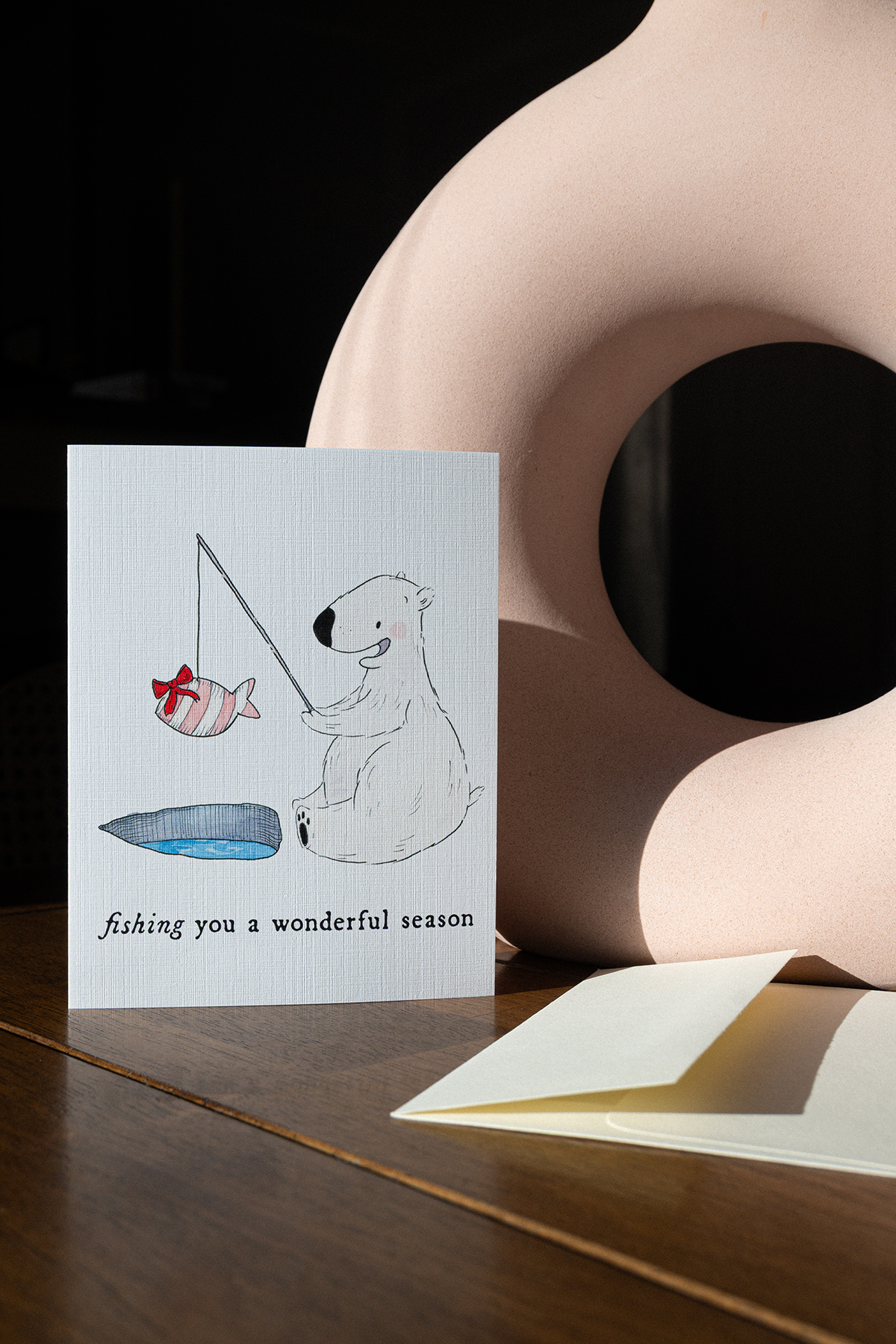 Fishing You a Wonderful Season - Greeting Card