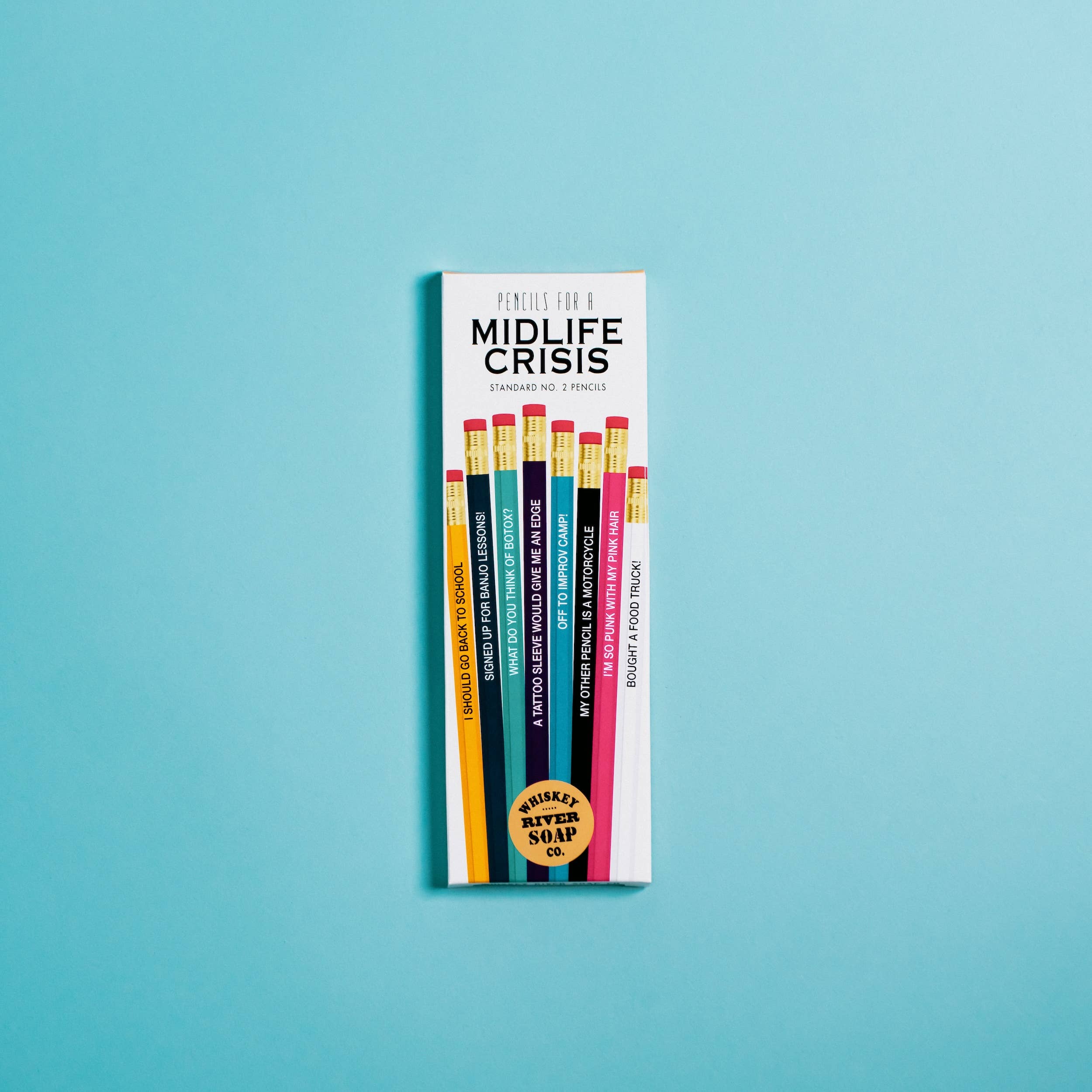 Pencils for Midlife Crisis Original Style | Funny Pencils