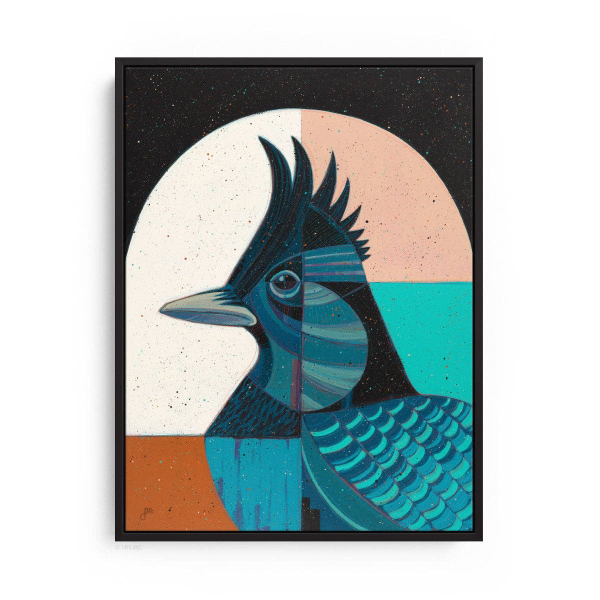 Steller's Jay - WHLSL Print: Unframed / 9x12 / Paper