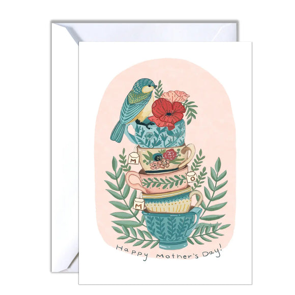 Mother's Day Card - Mother's Day Tea Cups