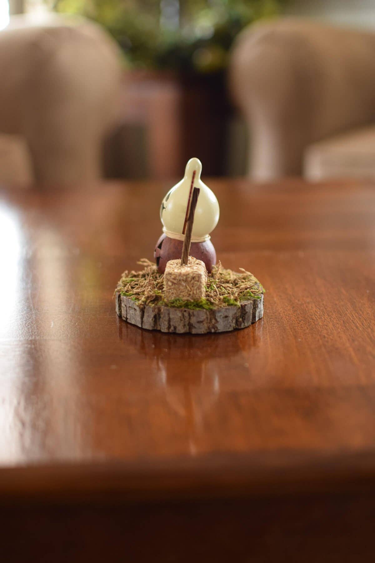 Hand-Crafted Gourd Scene - Casper Jack Scene - Fall Decor