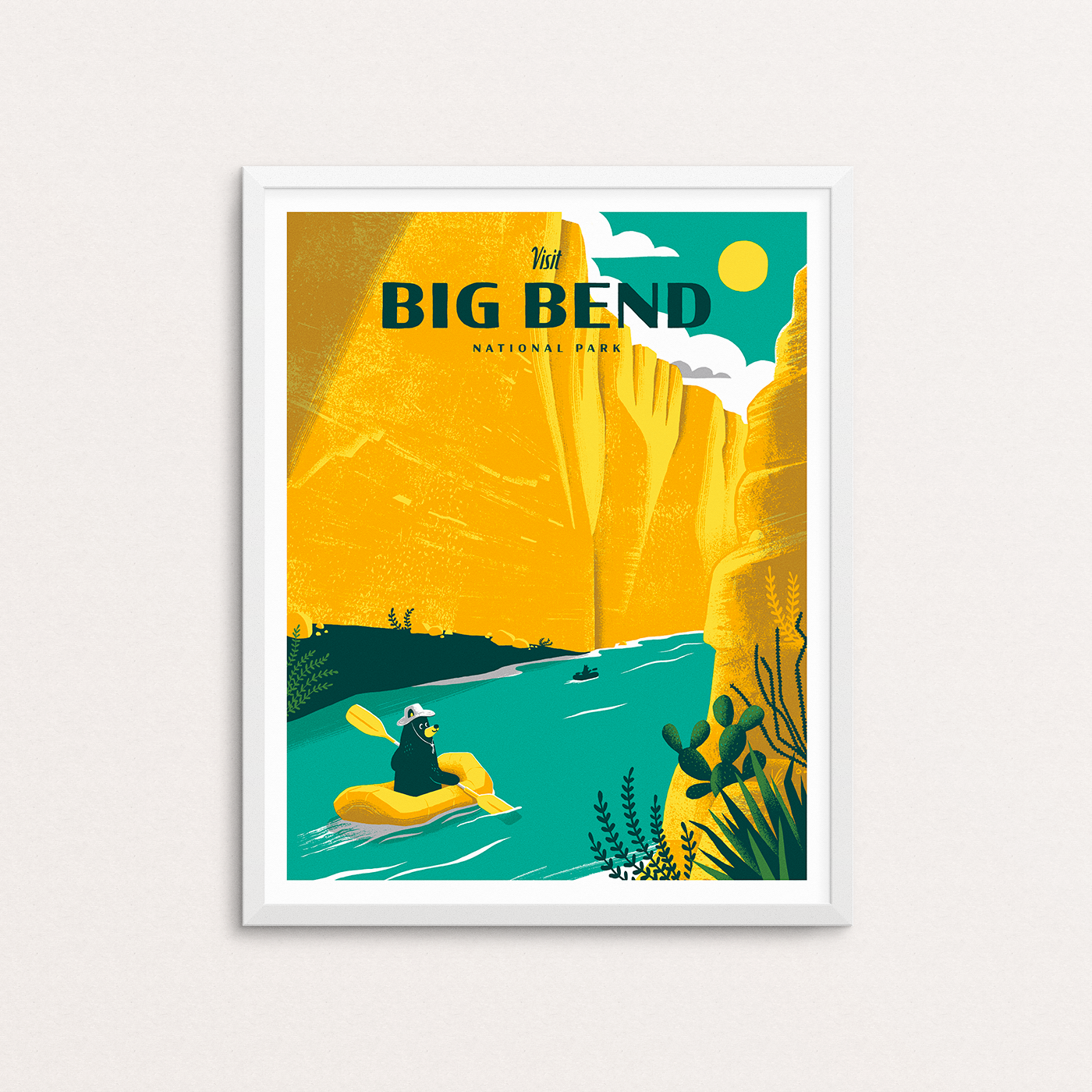 Big Bend National Park Poster: 16x20"