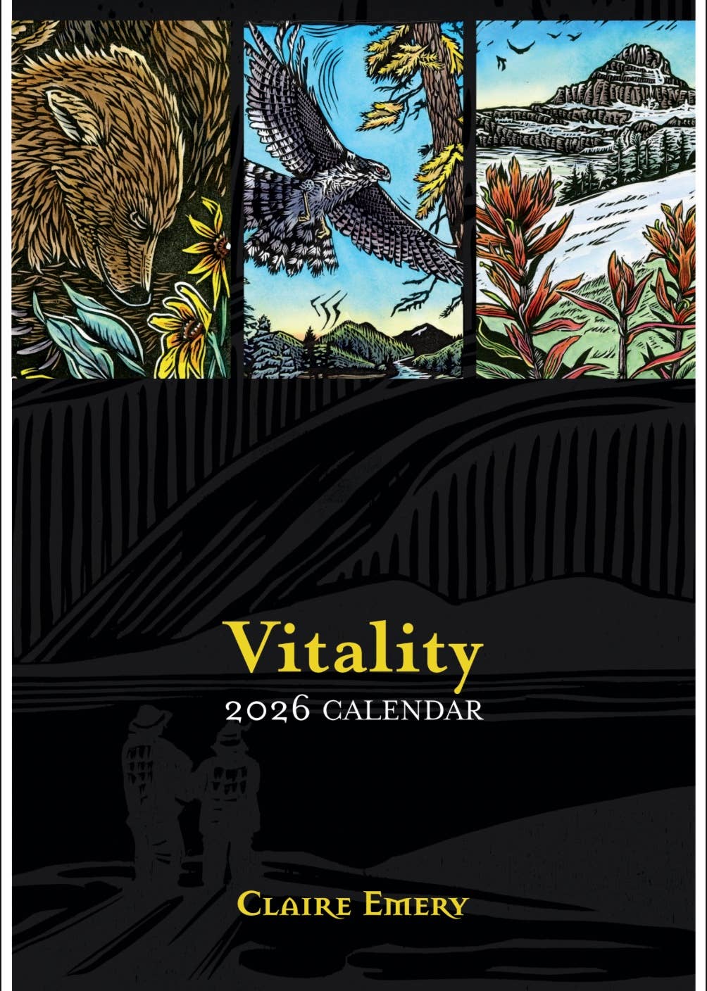 2026 Vitality Woodcut Calendar (6"x12")