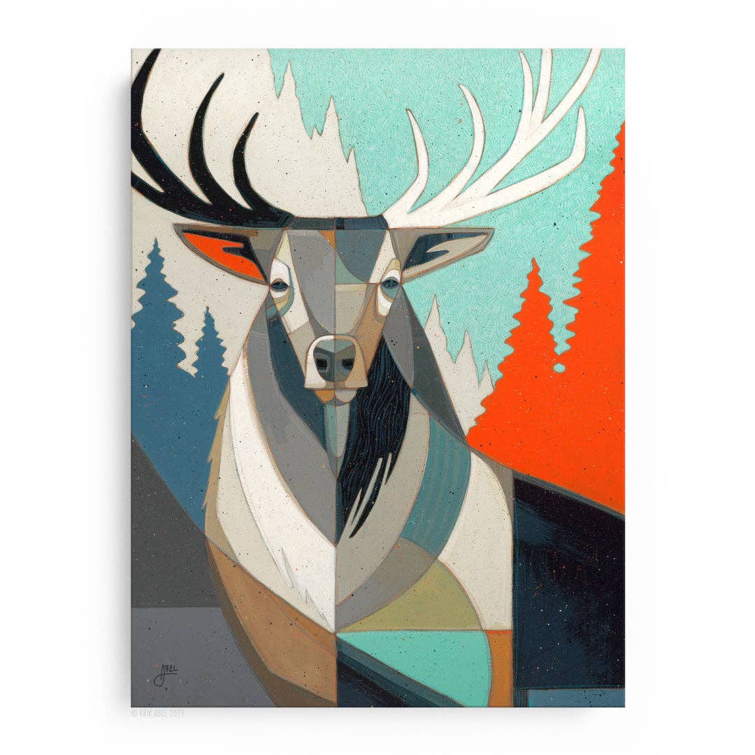 Wapiti - WHLSL Print: Unframed / 9x12 / Bamboo Paper