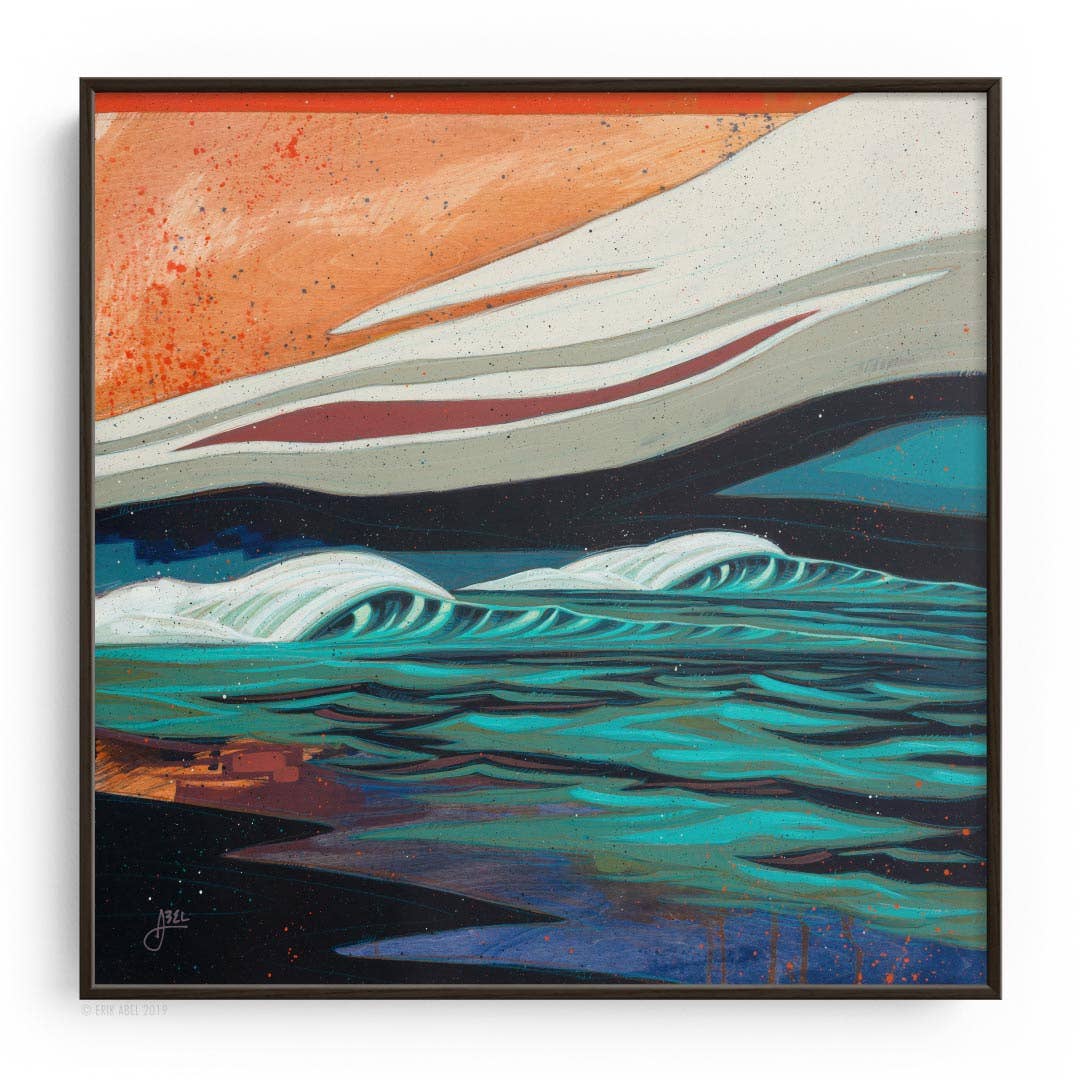 Dark Seas - WHLSL Print: Unframed / 12x12 / Bamboo Paper