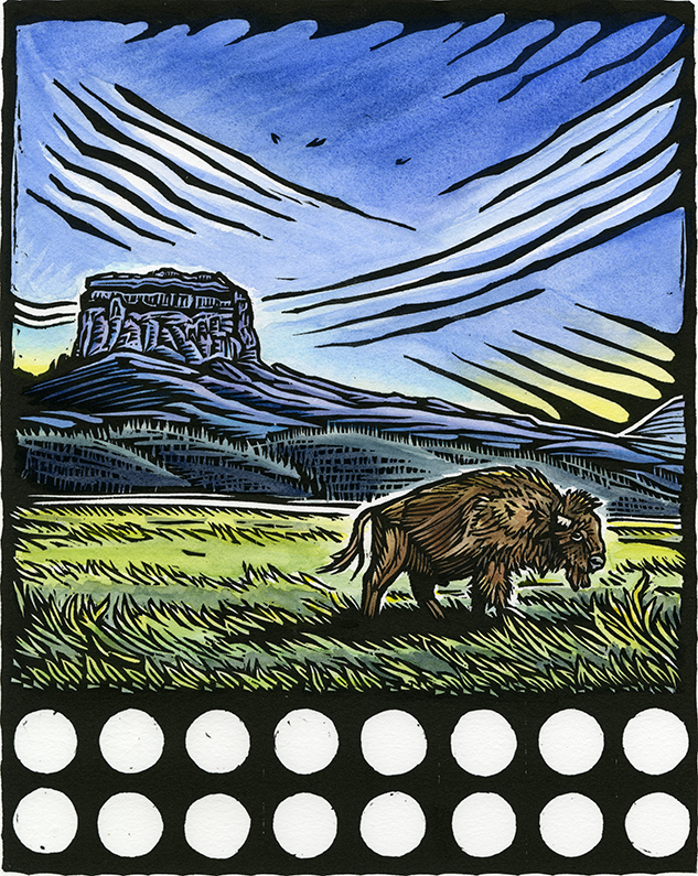 2026 Vitality Woodcut Calendar (6"x12")