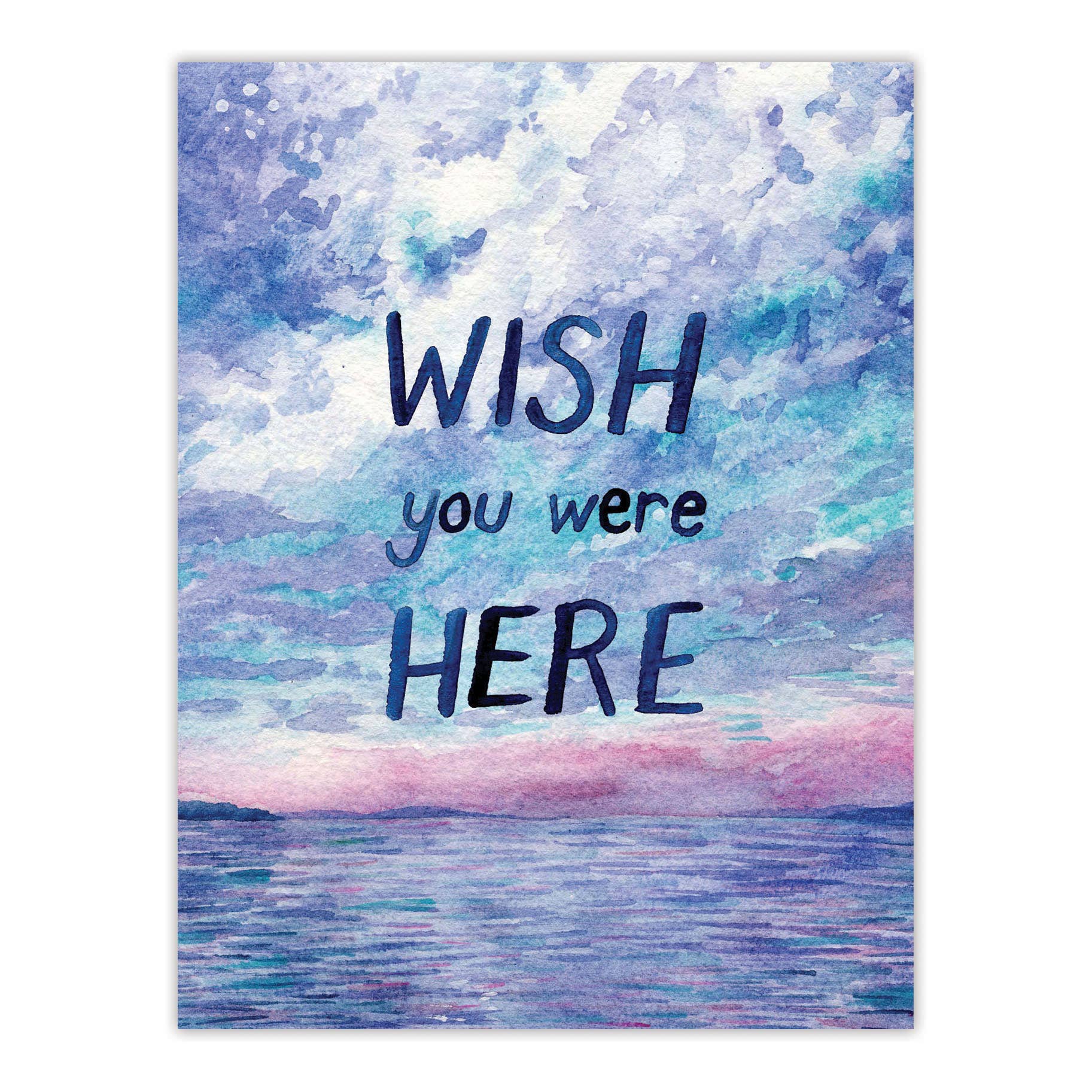 Wish You Were Here - Thinking of You Card - Greeting Card