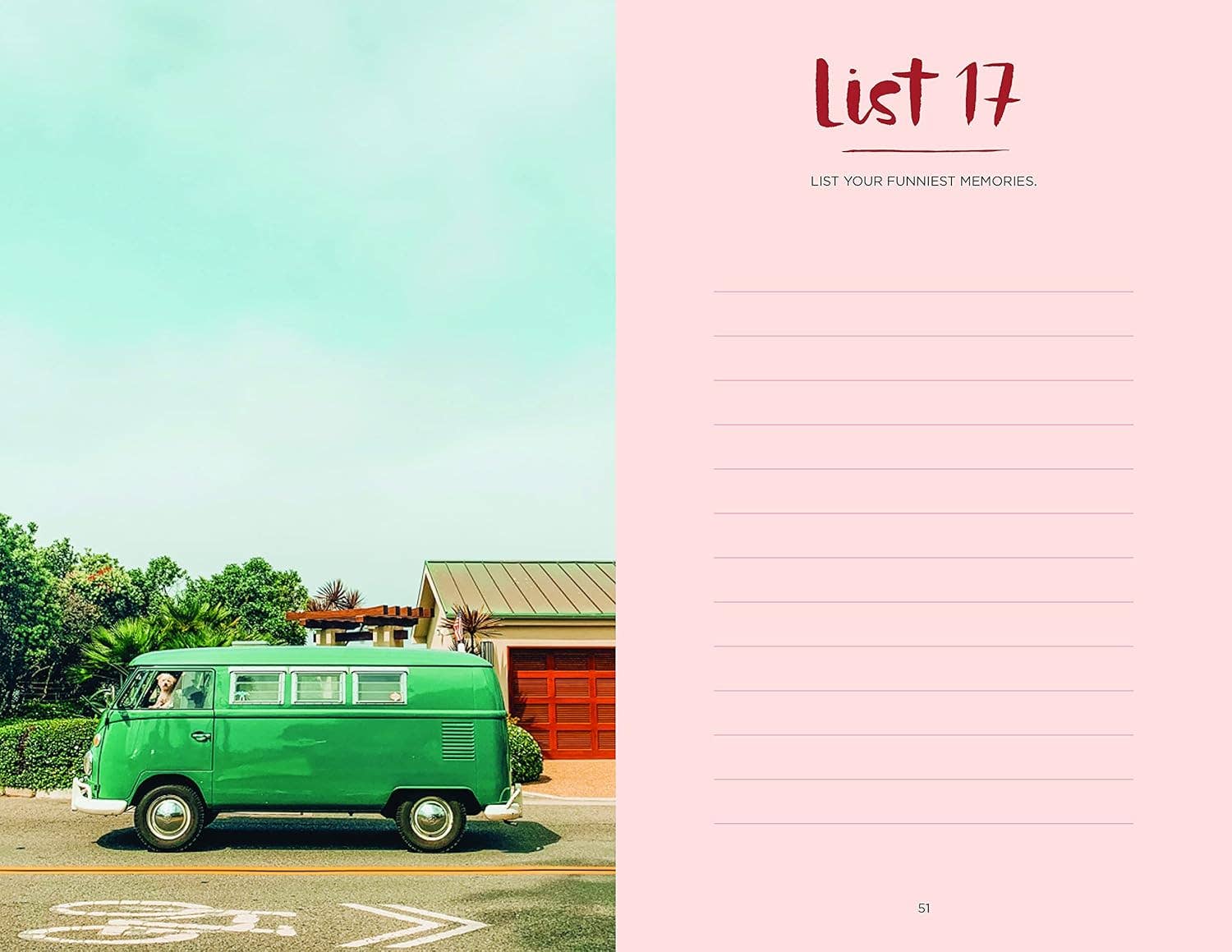 Journal for Kids: A 52 Lists Daily Journal with Stickers