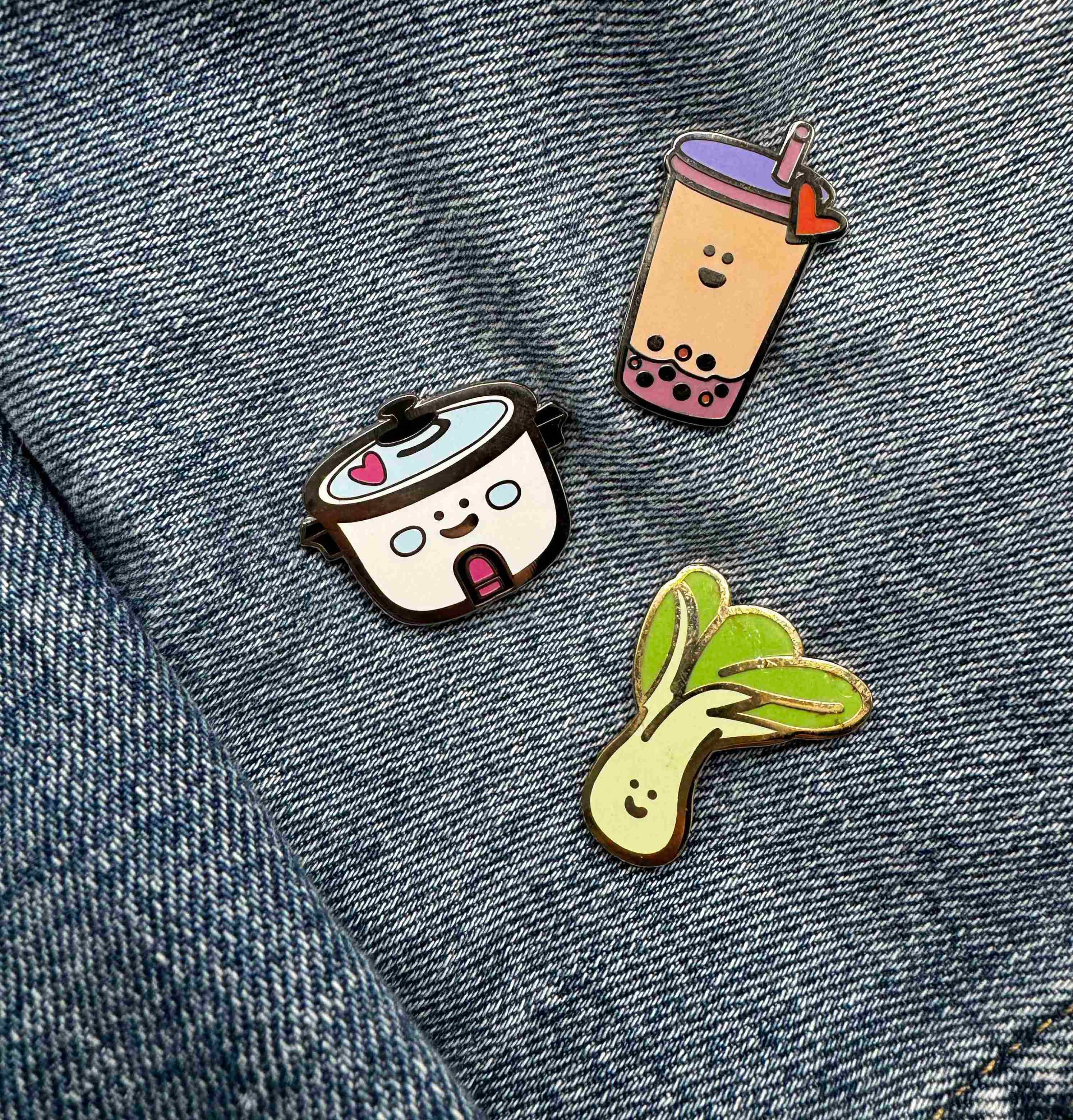 Matcha Enamel Pin