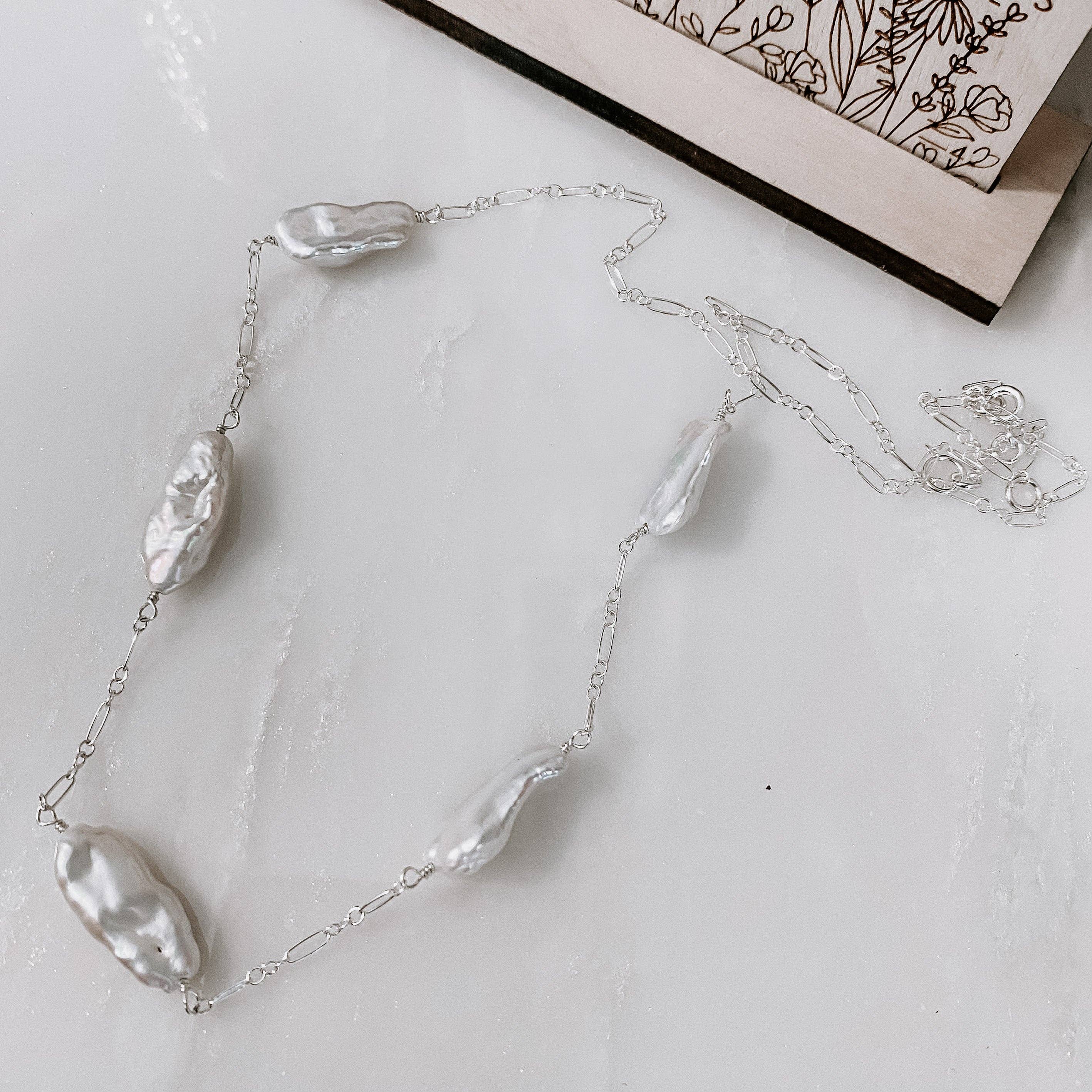 Five Island Necklace: 16" / 14k Gold Fill