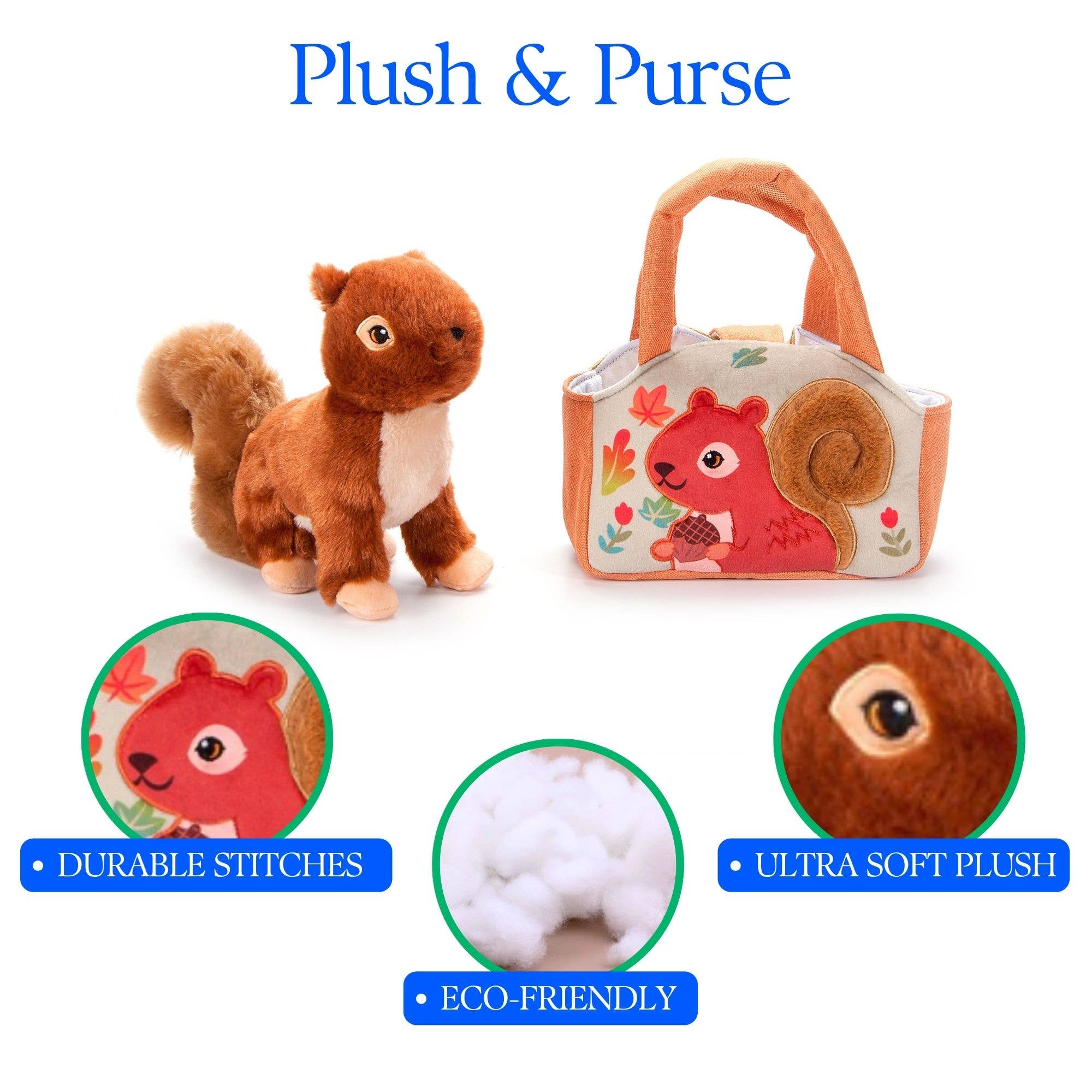 Purse & Plush Squirrel
