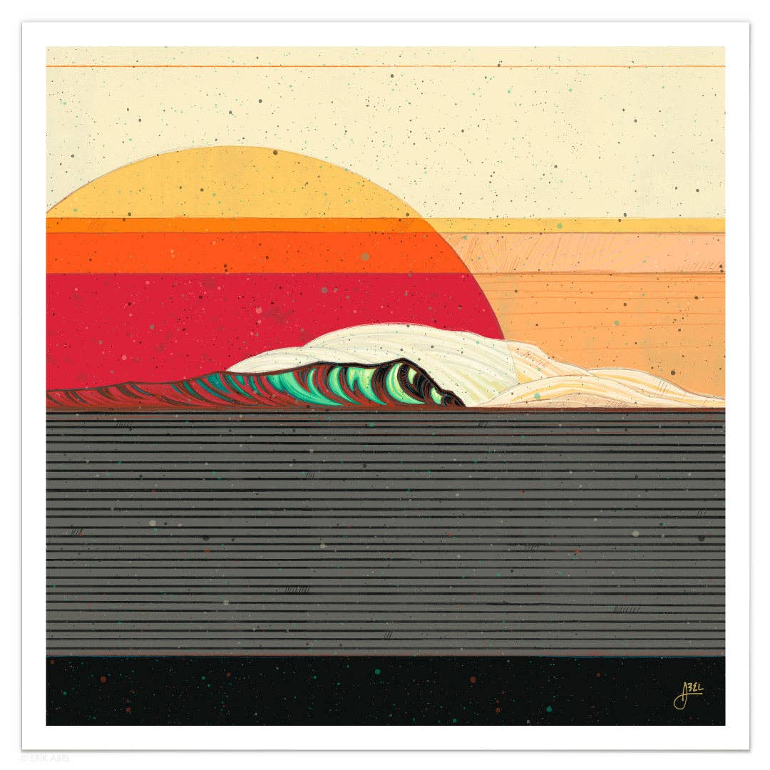 Horizon 4 - WHLSL Print: Unframed / 12x12 / Bamboo Paper
