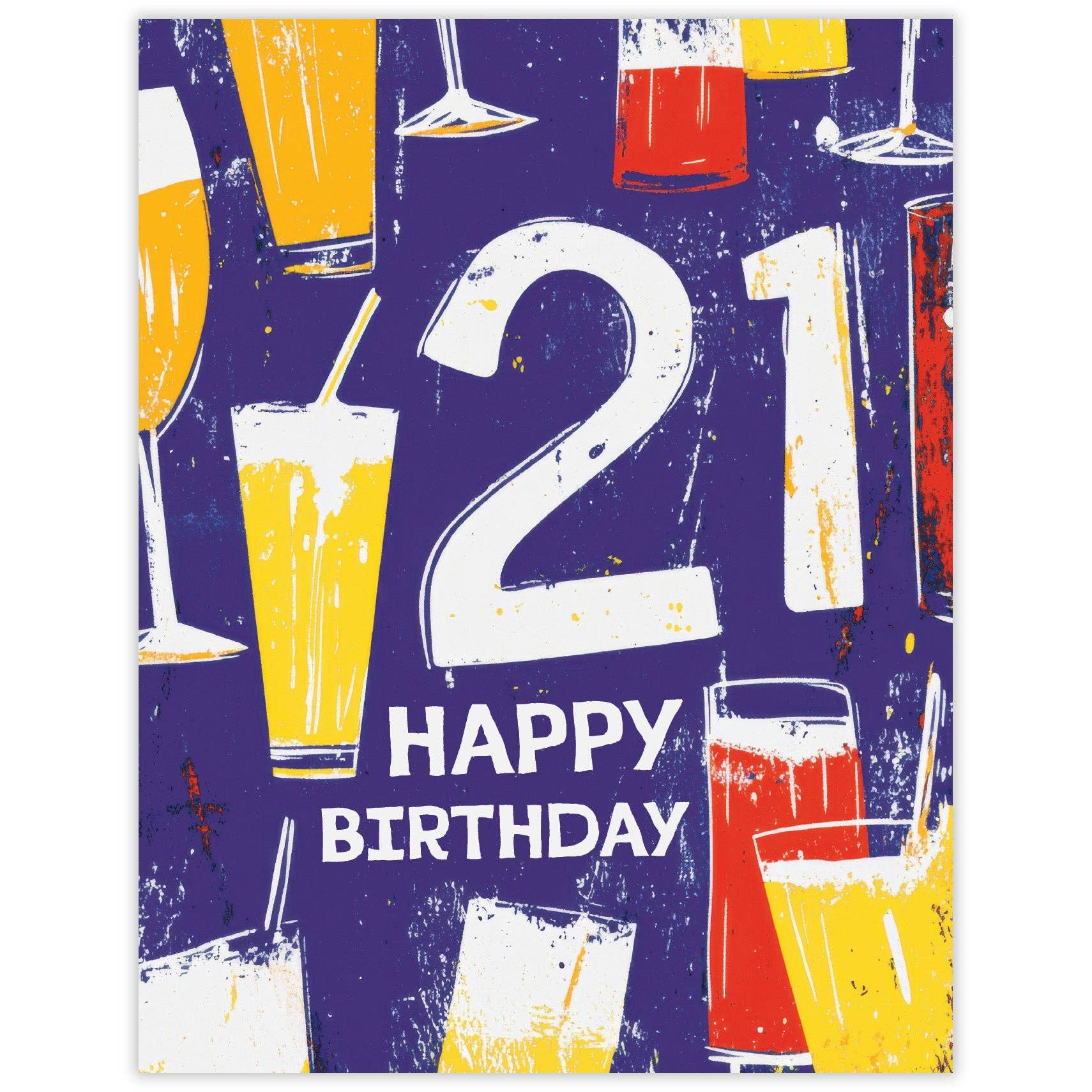 21st Birthday Card