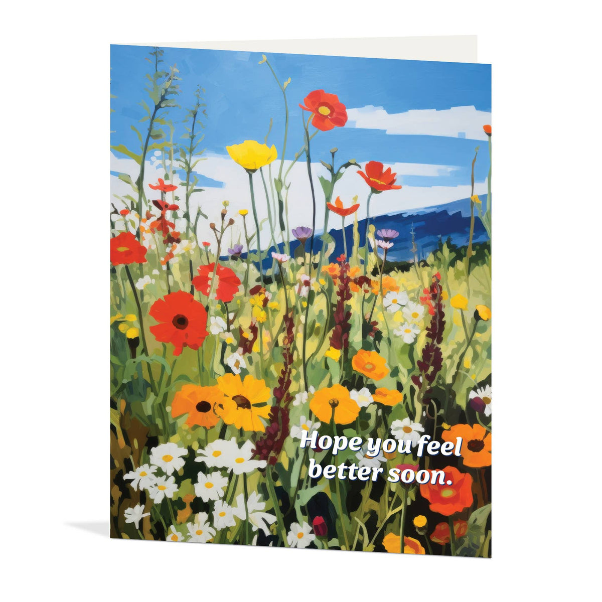 Feel Better Wildflowers Get Well Card